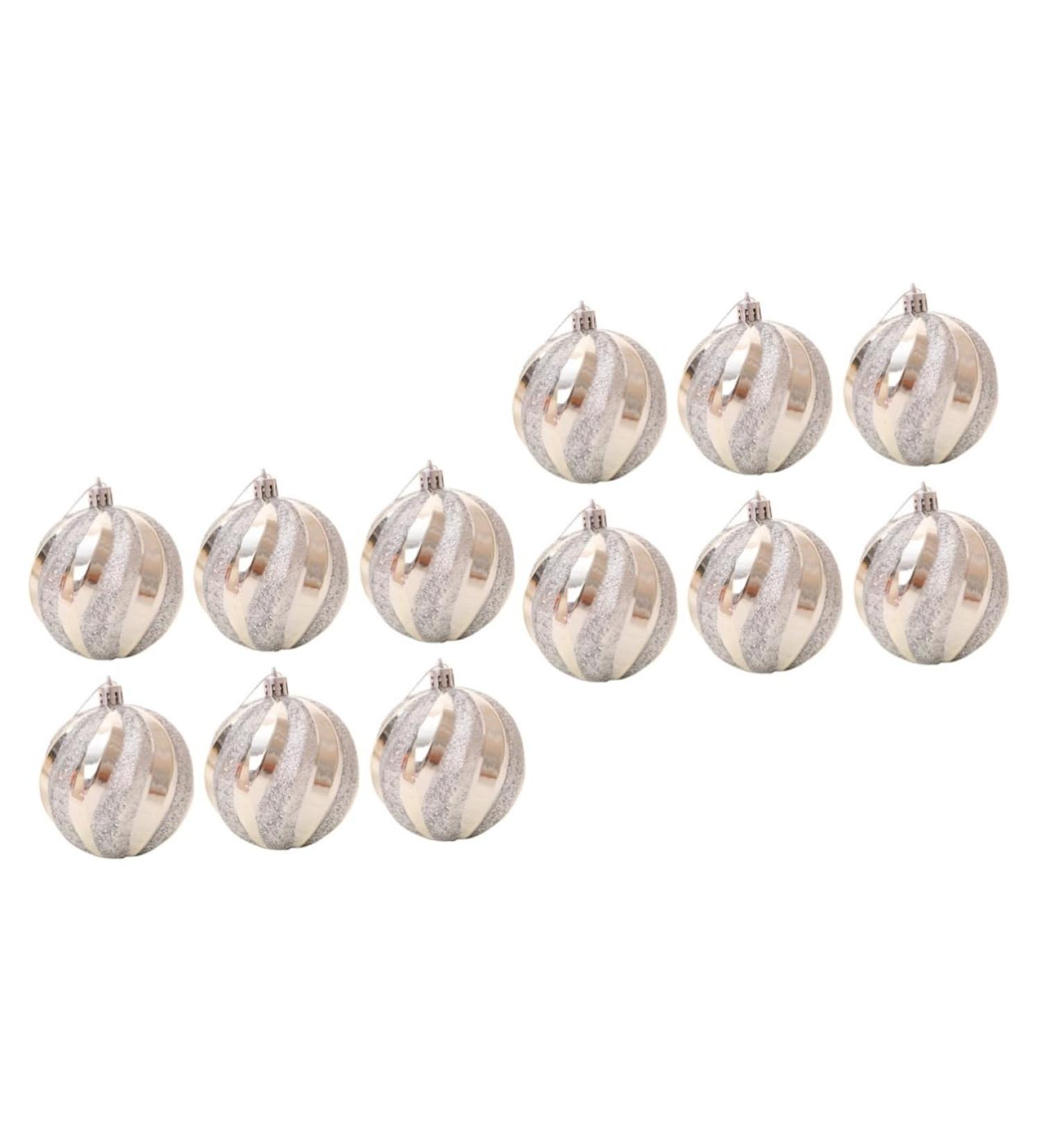 Cabilock 12 Pcs Christmas Hanging Balls Shatterproof Christmas Balls Christmas Ball Pendant Snowball Prom - Buy Online on SooperMarket.com