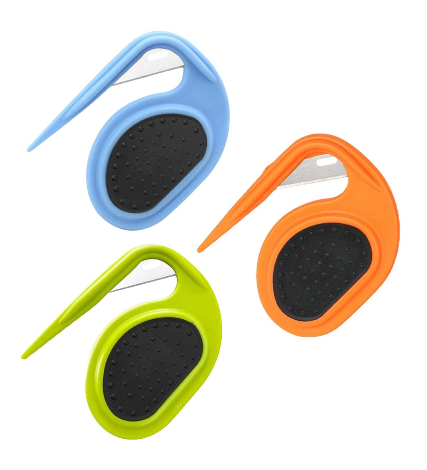 GMXJGZ 3PCS Pet Knot Opener Grooming Knife - Cat Knot Comb Hair Removal Tool & Massage Brush | Blue Green Orange - Buy Online on SooperMarket.com