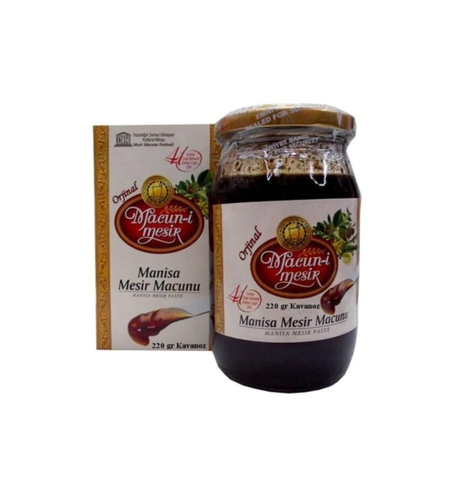 Ottoman Mesir Paste, Traditional Turkish Mesir Macunu with 41 Herbals and Spices by Manisa Mesir Macunu