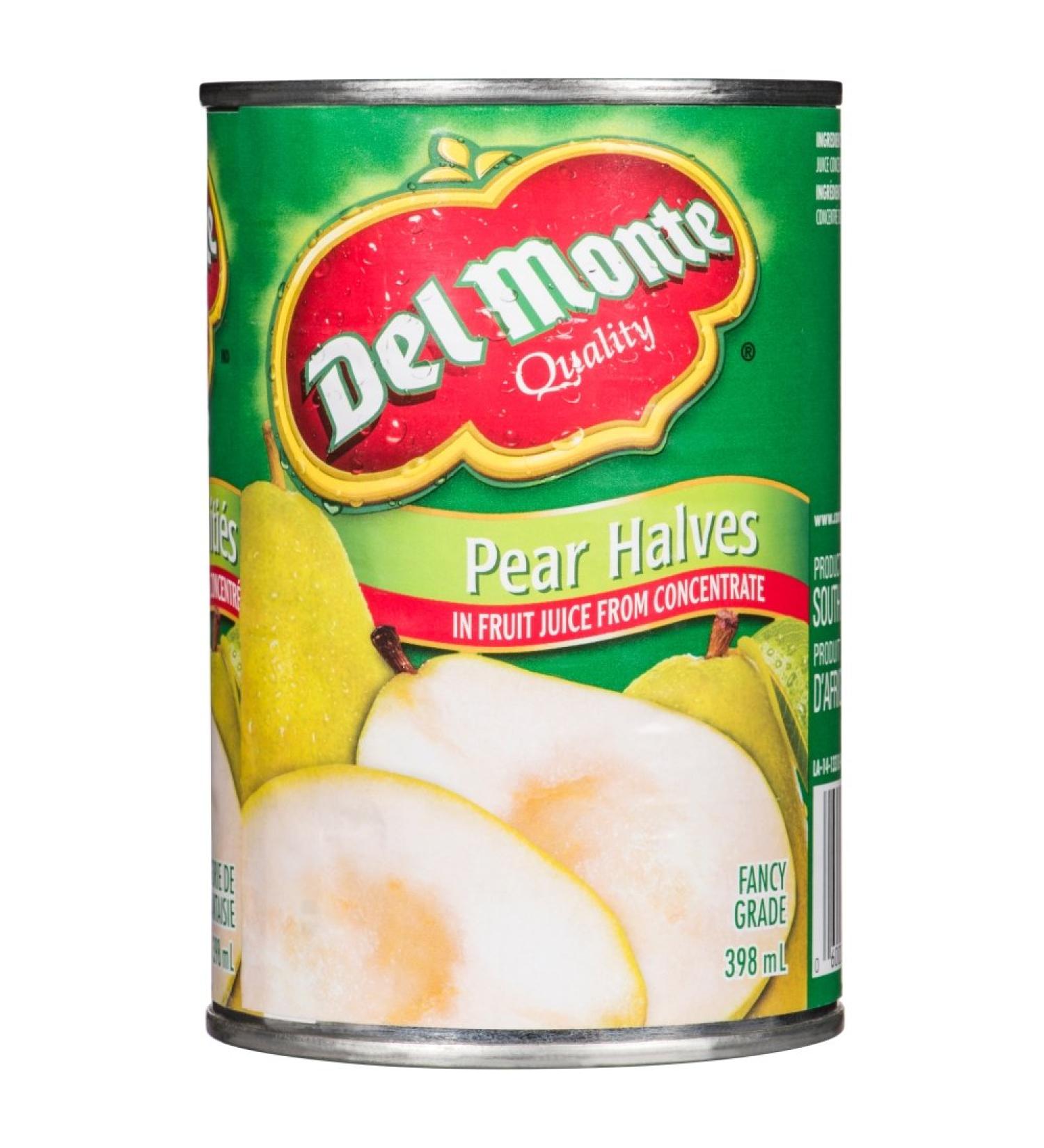 Del Monte Pear Halves in Juice 398 ml Pack of 12 - Buy Online on SooperMarket.com