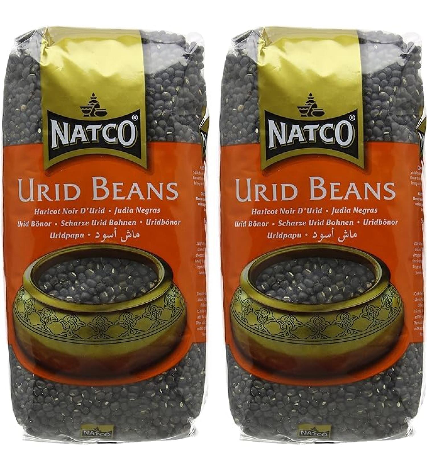 Seelans Superstore Natco Urid Beans 1 kg (Pack of 2) | Urid Beans | High Fiber | Healthy | Indian Origin - Buy Online on SooperMarket.com