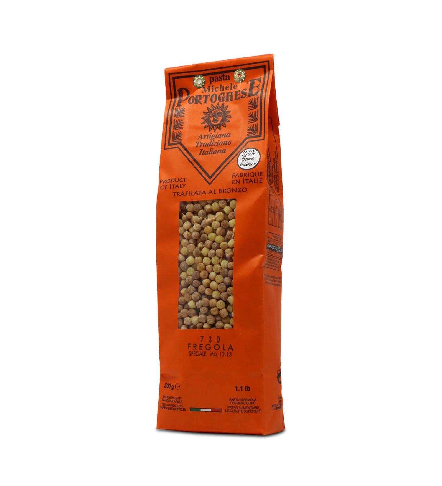 Buy Michele Portoghese Fregola Pasta | Authentic Durum Wheat Semolina Fregula - 500g | International Shipping Available - Buy Online on SooperMarket.com