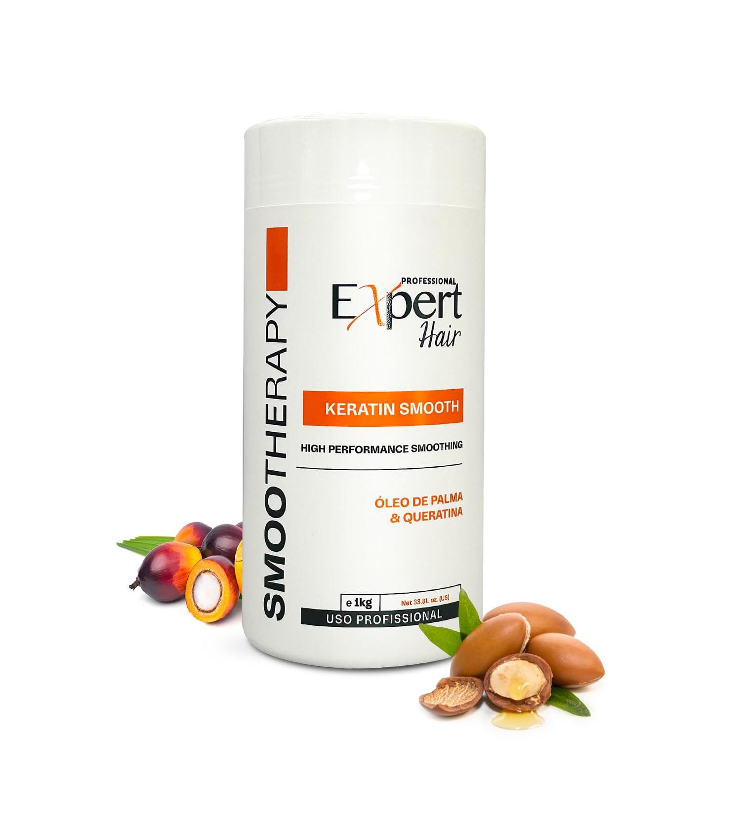 Expert Hair Keratin Smooth Botox - Anti-Frizz Treatment for All Hair Types (1kg/35.3 oz) | Natural Look & Thermo-Active Care - Buy Online on SooperMarket.com