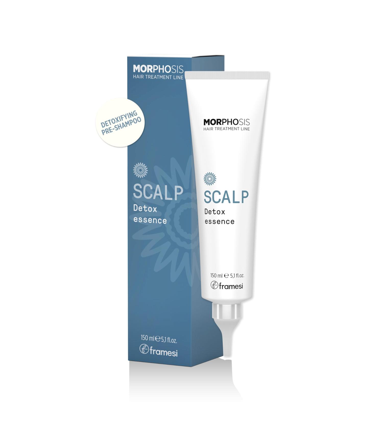 FRAMESI Morphosis Scalp Detox Essence 5.1 fl oz | Detoxifying Pre-Shampoo Treatment for Healthy Hair - Buy Online on SooperMarket.com