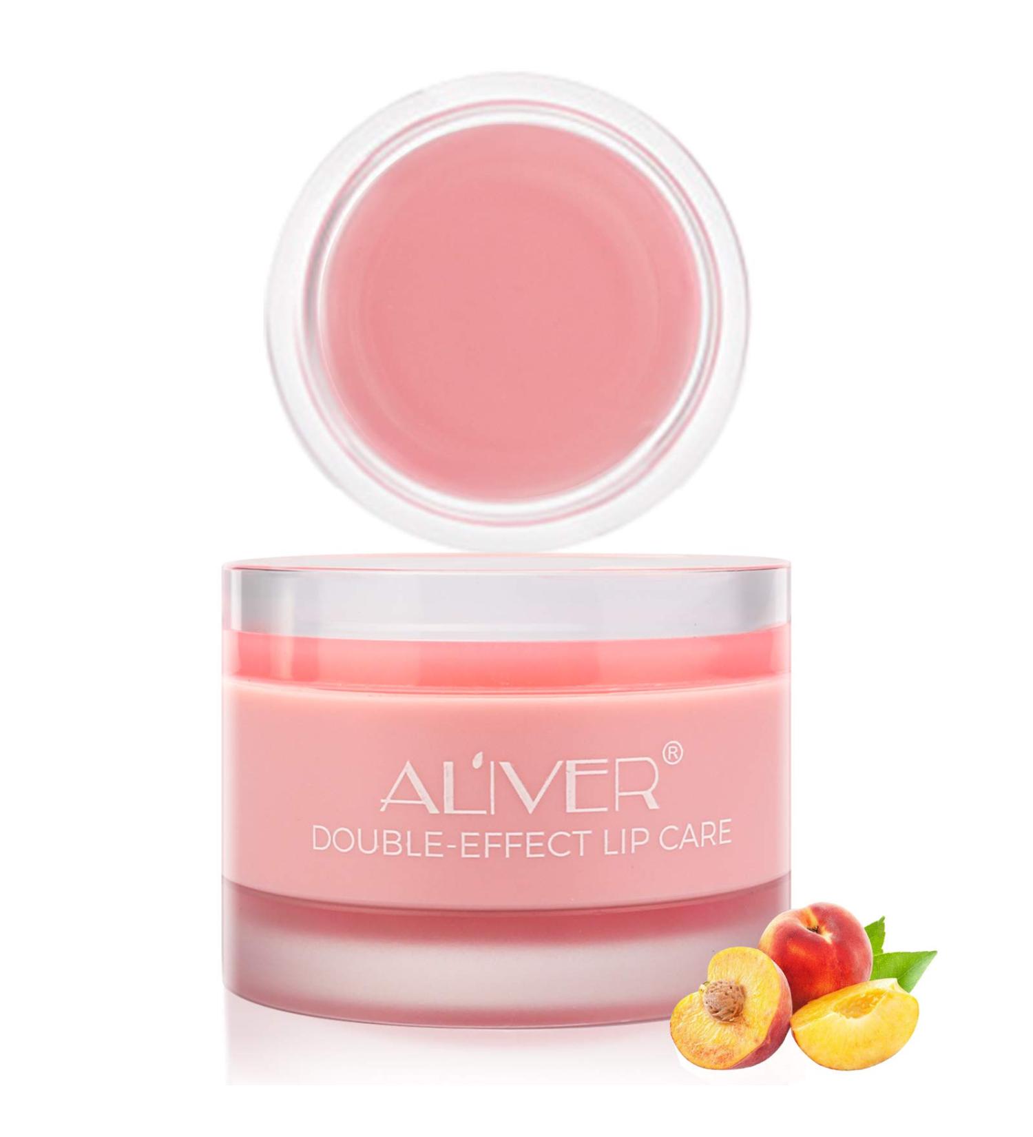 Peach Lip Scrub & Balm | Moisturizer for Dry Cracked Lips - Repair & Hydrate Your Smile - Buy Online on SooperMarket.com