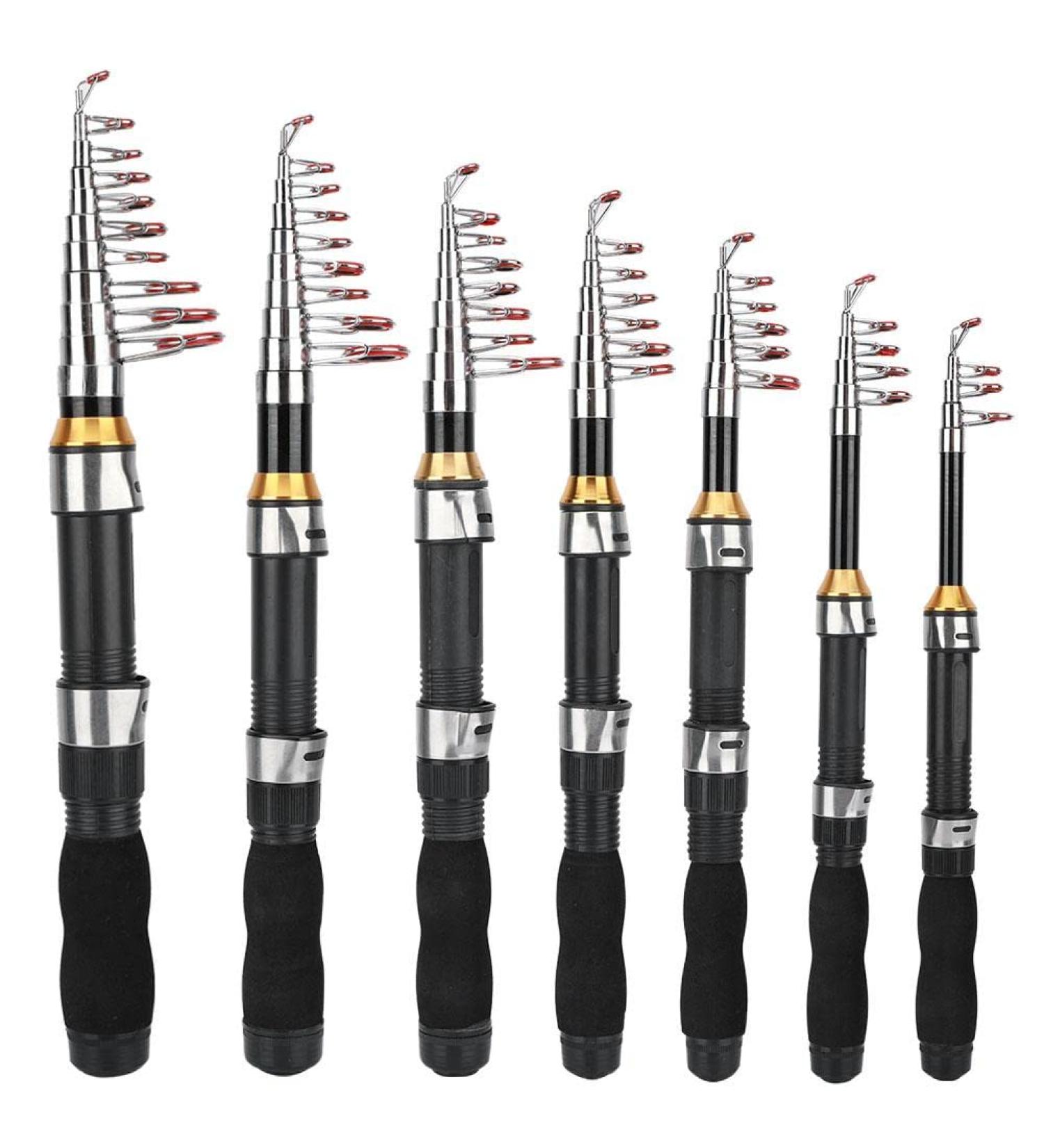 Cocoarm 1.2m Telescopic Fishing Rod - Portable Short Pole for Sea & Ice Fishing | Ideal for Saltwater & Freshwater Adventures - Buy Online on SooperMarket.com