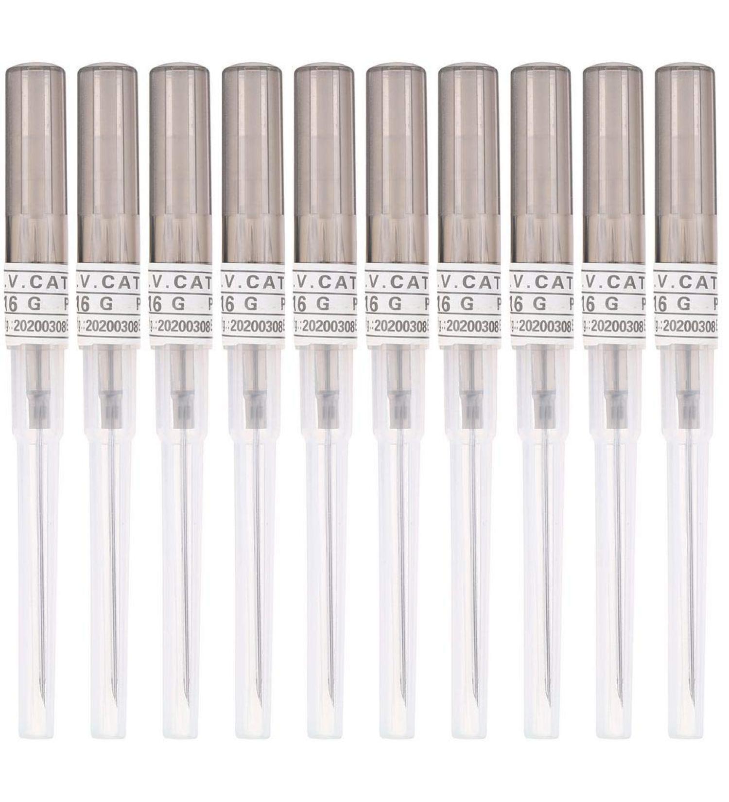 Piercing Needles 16G Steel Catheter - 10pcs New Star Tattoo Supply - Buy Online on SooperMarket.com