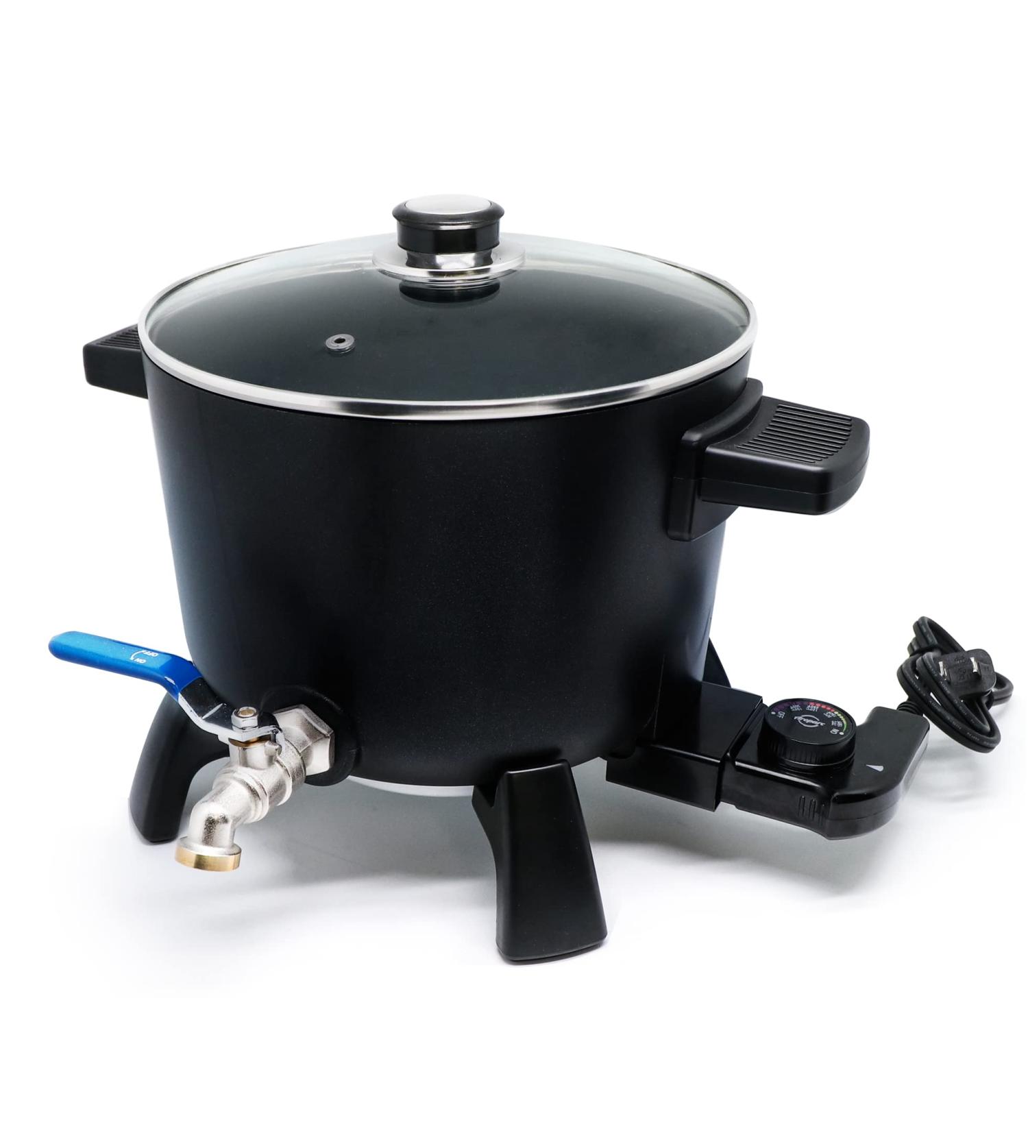 Electric Wax Melter for Candle Making - 6Qt Capacity - Convenient Pouring Spout - Buy Online on SooperMarket.com