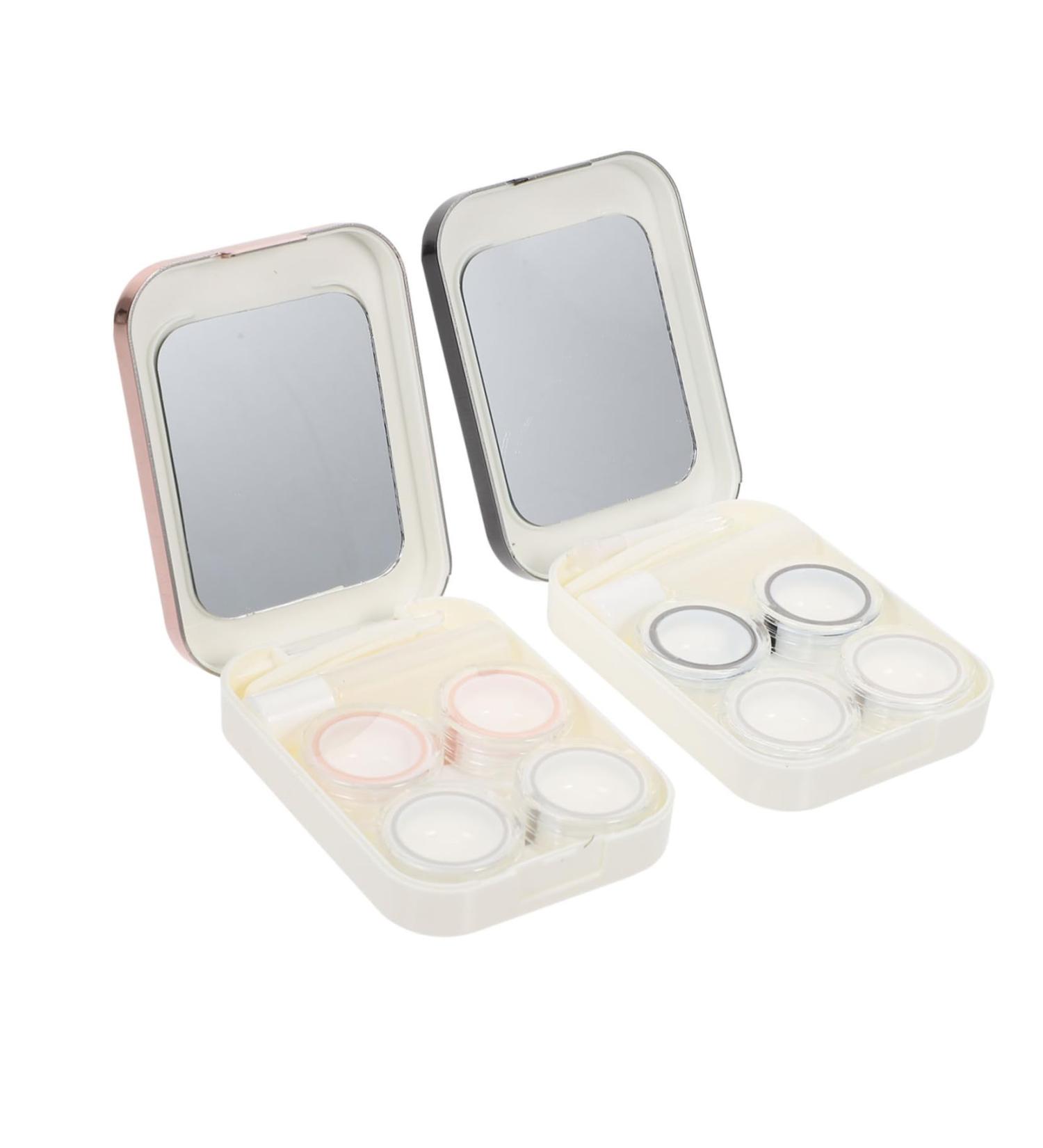 Buy Gatuida Plastic Container & Colored Contact Lenses Travel Package - Portable Lens Case with Mirror Film | International Shipping - Buy Online on SooperMarket.com
