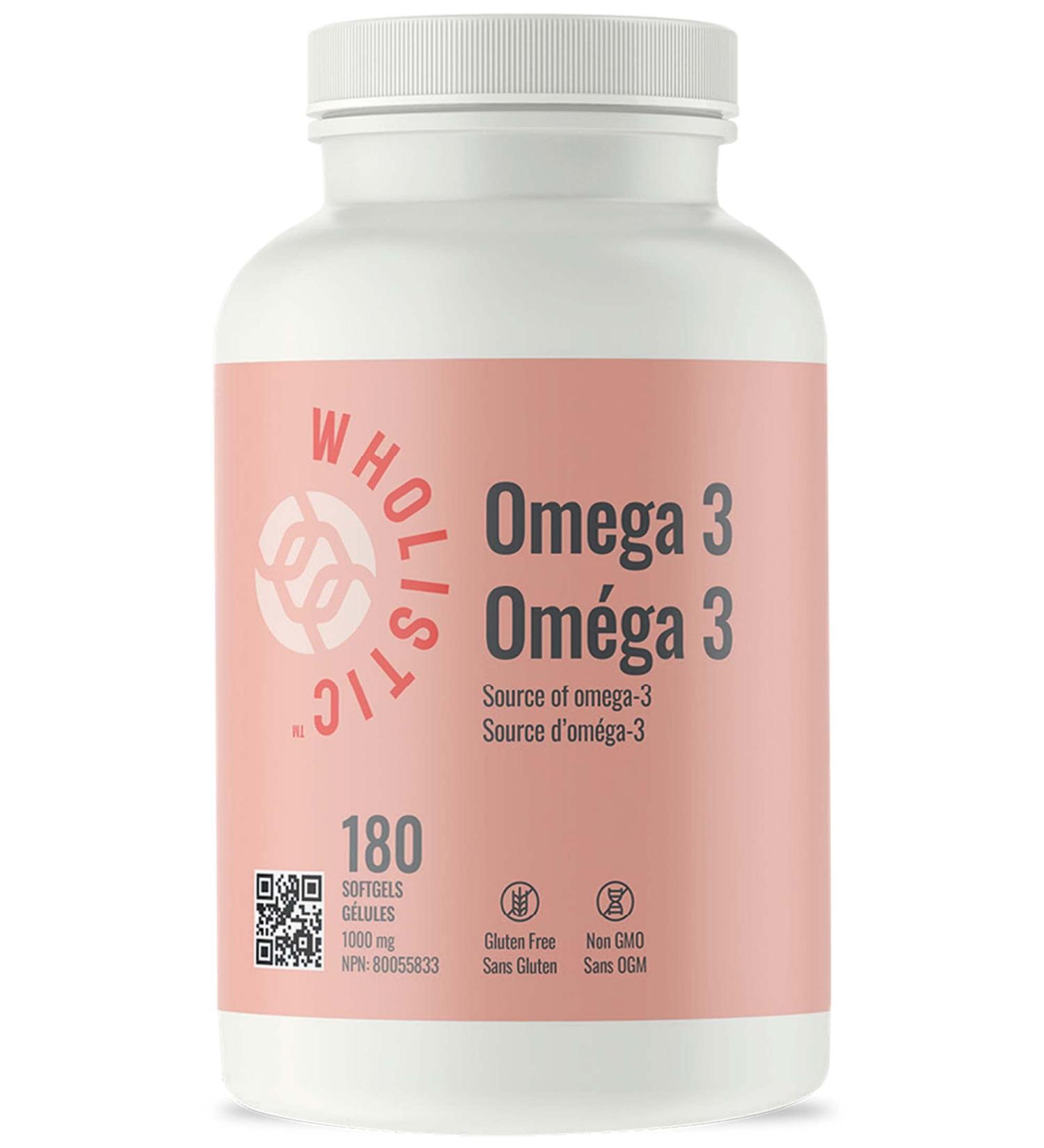 Wholistic Omega-3 - 180 softgels - Buy Online on SooperMarket.com