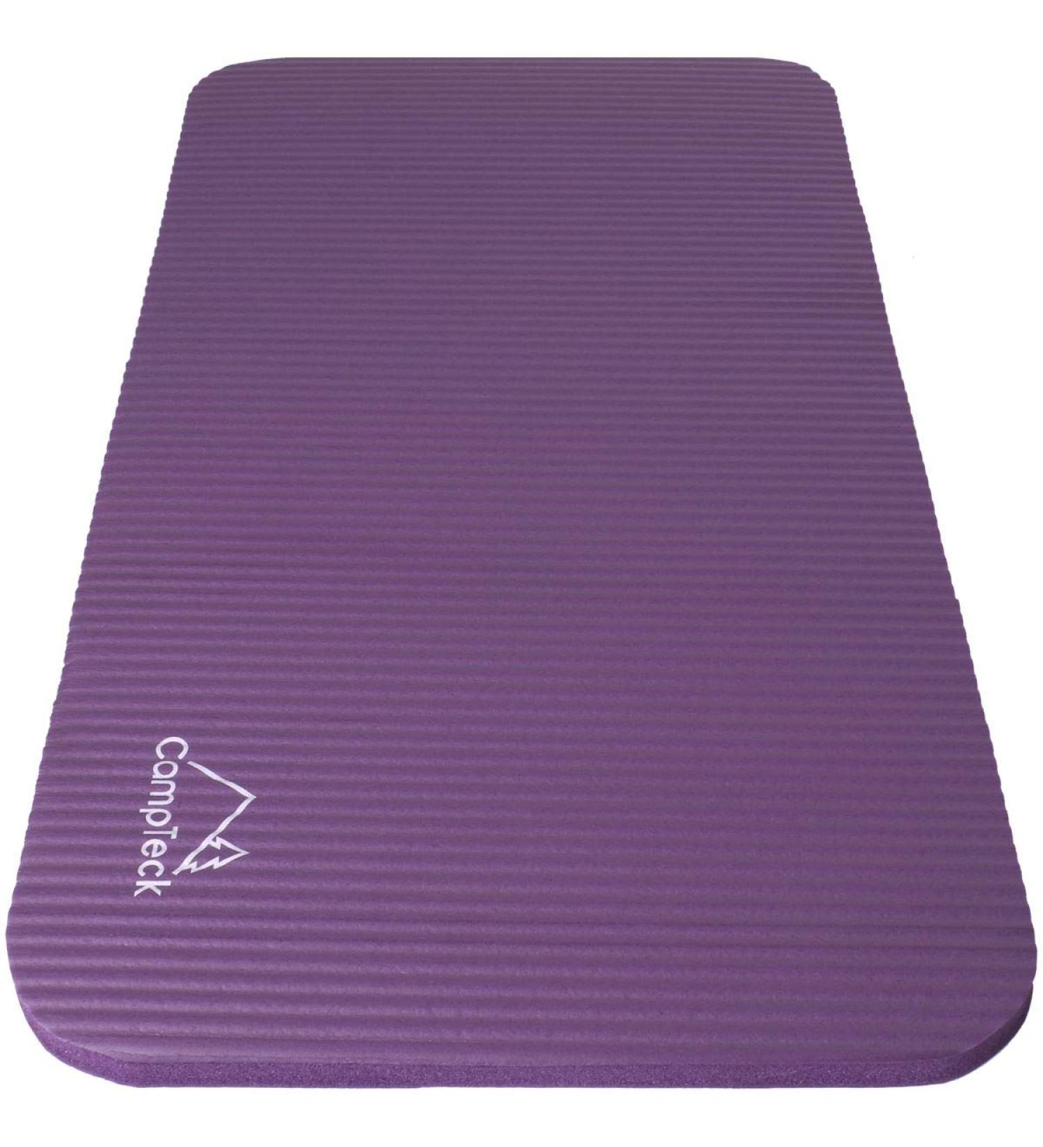 CampTeck Non-Slip Yoga Pad - Soft Foam Knee Pads for Fitness Gym Pilates | Purple Color - Buy Online on SooperMarket.com