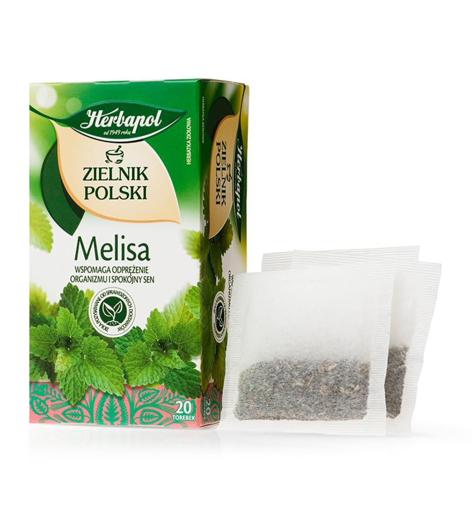 Lemon Balm Herbal Tea Natural Pure And Refreshing Herbal Fruit Infusion Herbapol