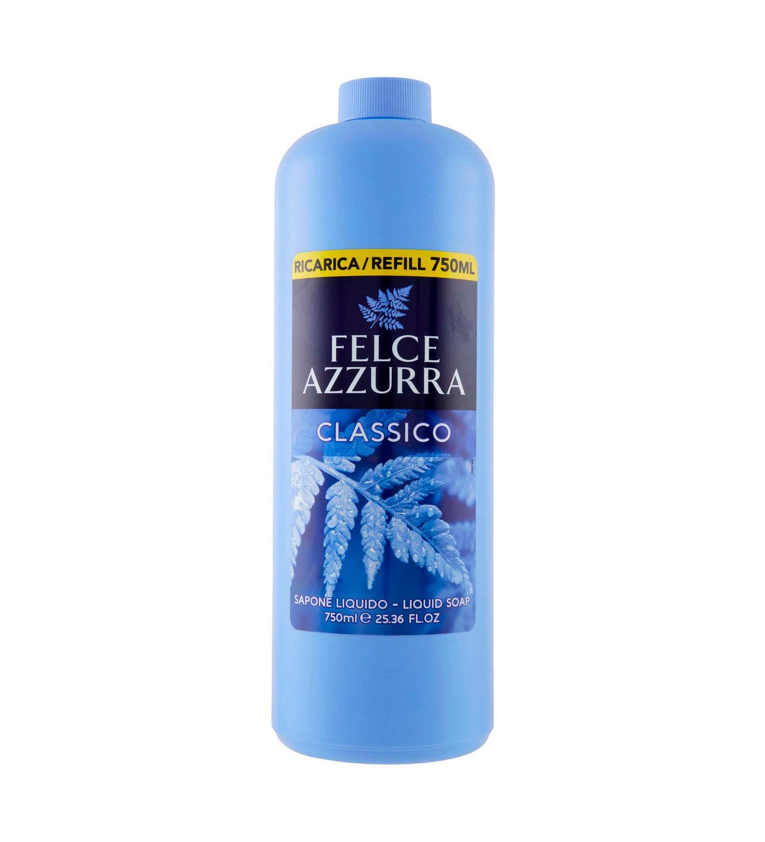 Felce Azzurra Classic Liquid Soap Refill 750 ml - Premium International Shipping Available - Buy Online on SooperMarket.com