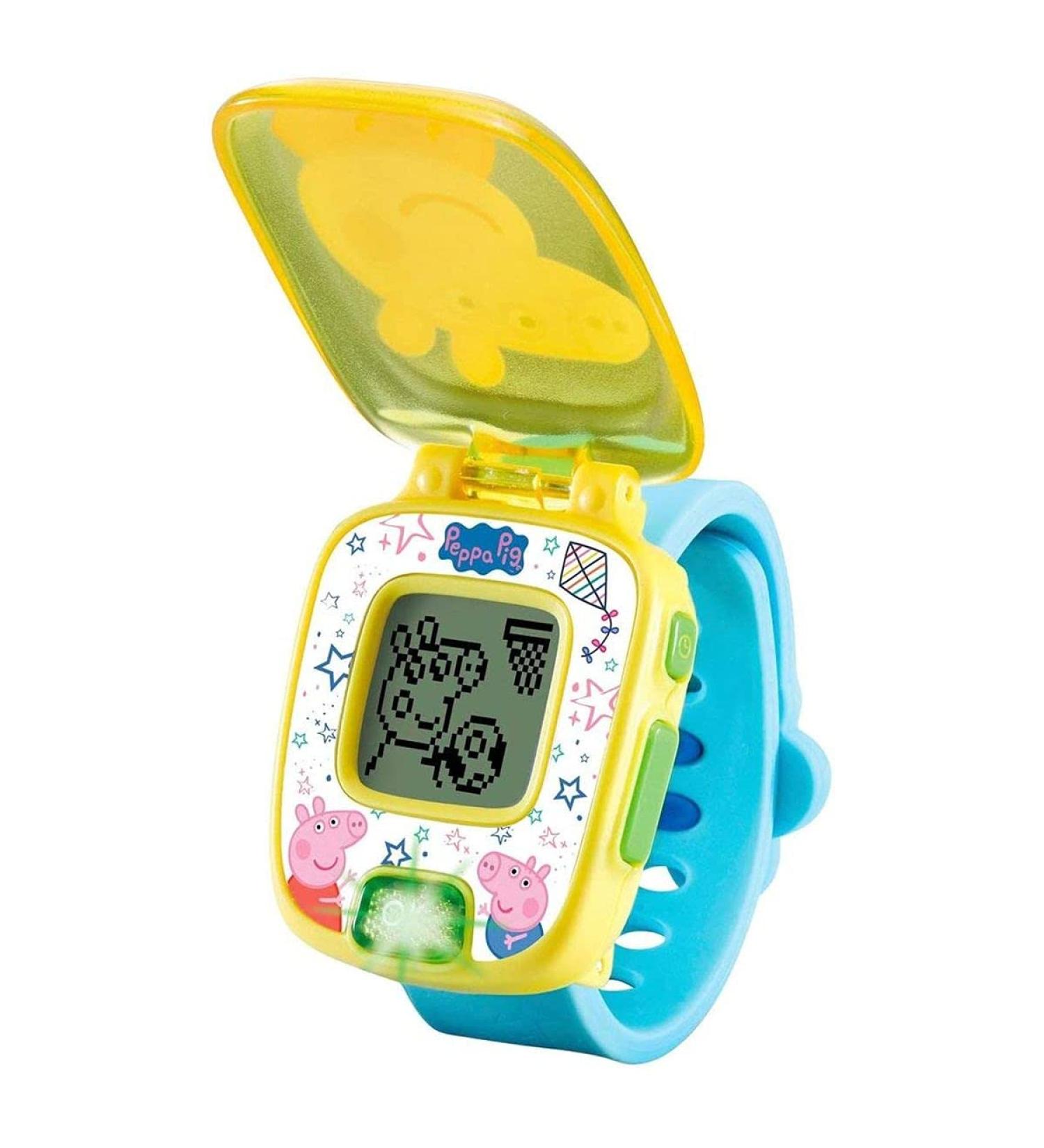 Buy VTech 80-526064 Peppa's Learning Clock in Blue | Fun Educational Toy for Kids | International Shipping Available - Buy Online on SooperMarket.com