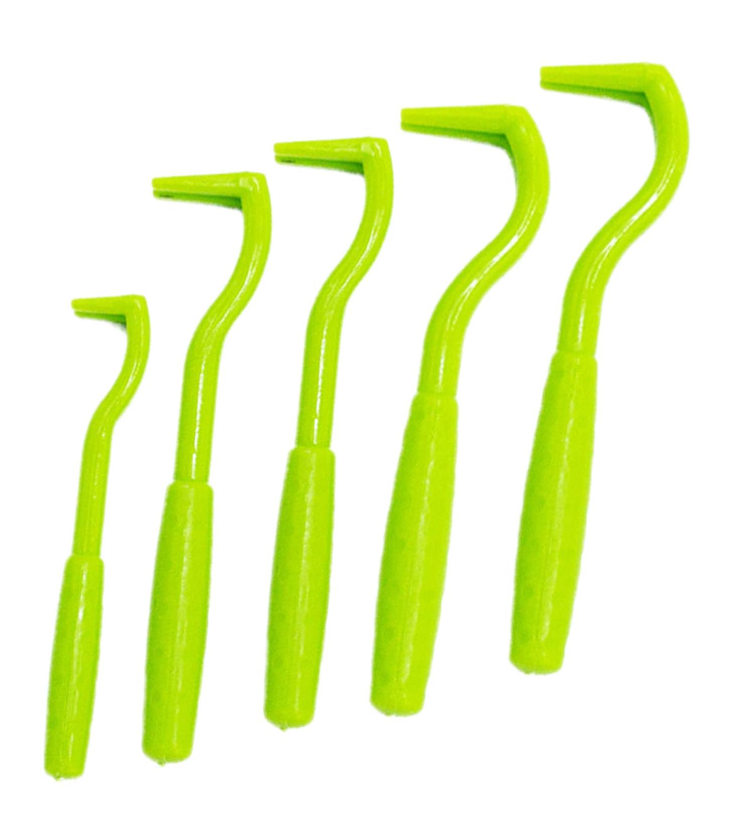 Tranquilique 5 PCS Tick Remover Tick Remover Tools for Dogs Cats Humans Flea Treatment Cat Entire Head & Body Pain-Free Tick Remover for Professional & Home 1.93+2.44+2.5inch 5/Pcs green - Buy Online on SooperMarket.com