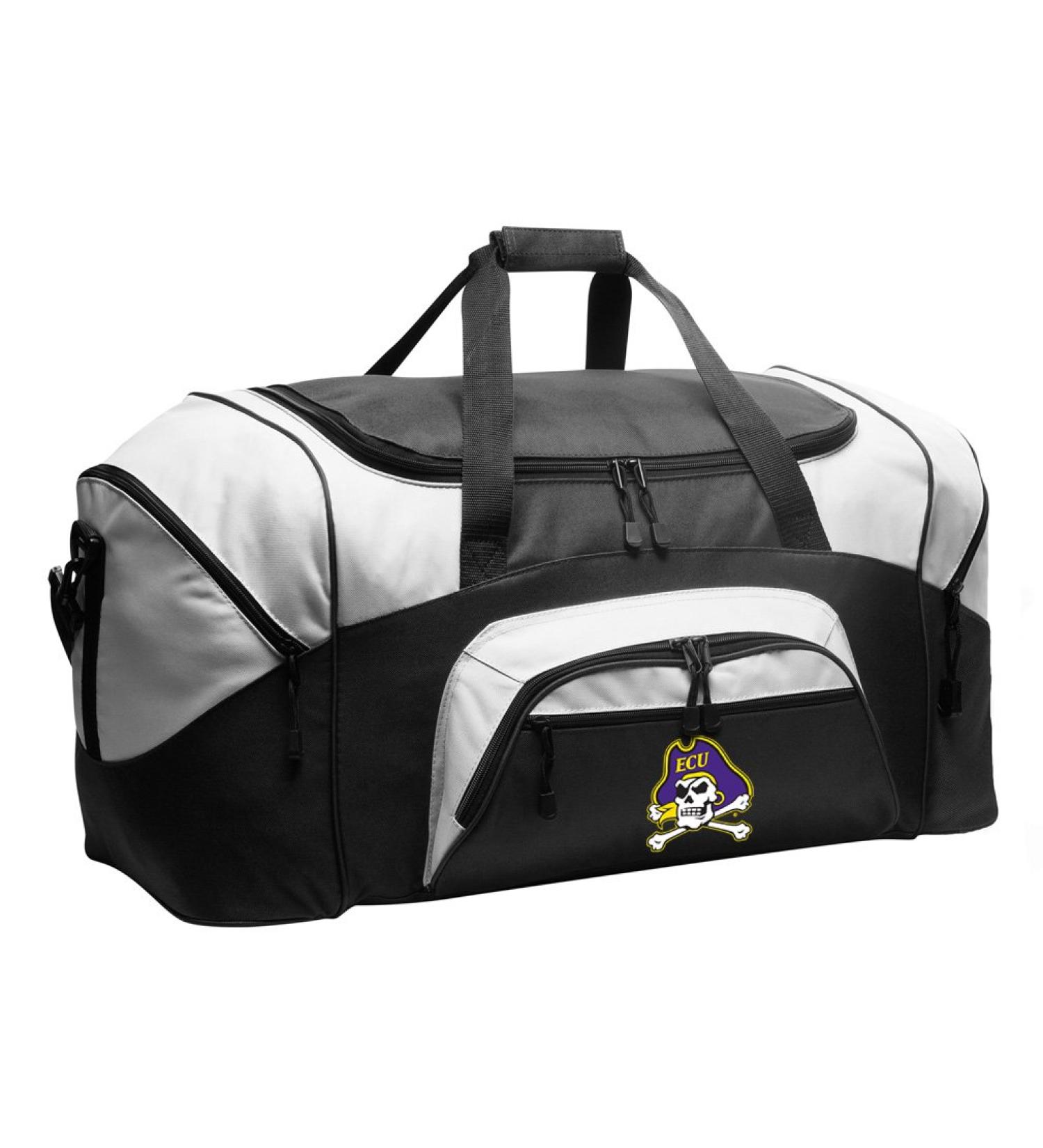 LARGE ECU Duffel Bag East Carolina University Suitcase or Gym Bag For Men Or Her