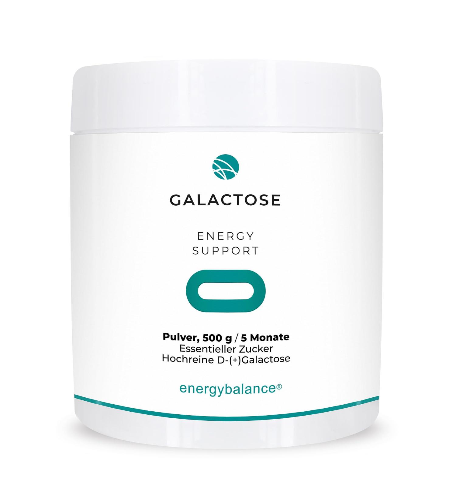 Highly Pure D-Galactose Powder 500g | 4-Month Supply | EnergyBalance Quality from Switzerland | Brain Sugar - Buy Online on SooperMarket.com