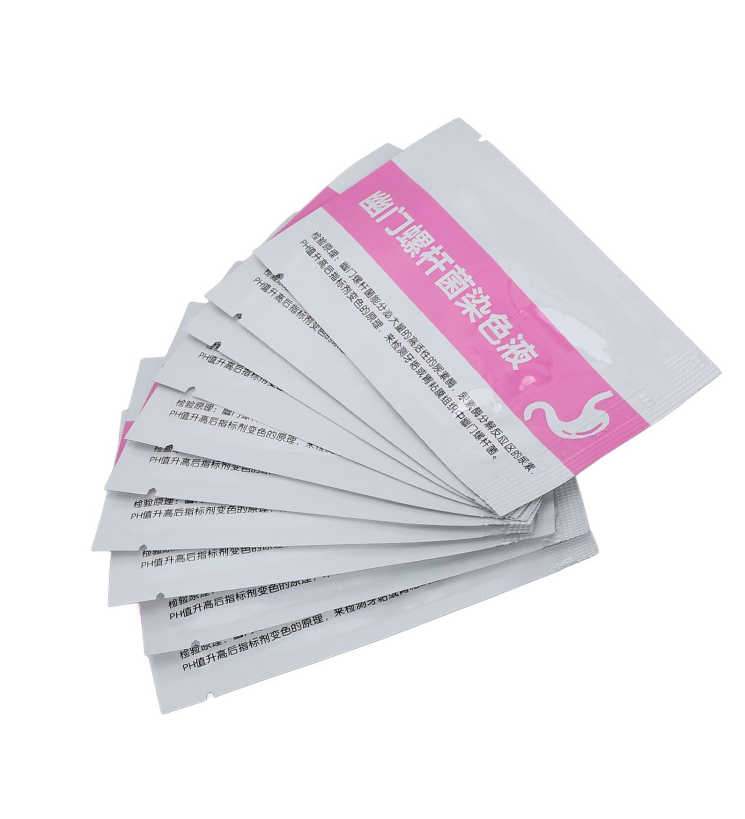 10 Piece H Pylori Test Paper Set Professional Portable Home Test for Helicobacter Pylori Detection Health Care Monitoring Early Diagnosis - Buy Online on SooperMarket.com