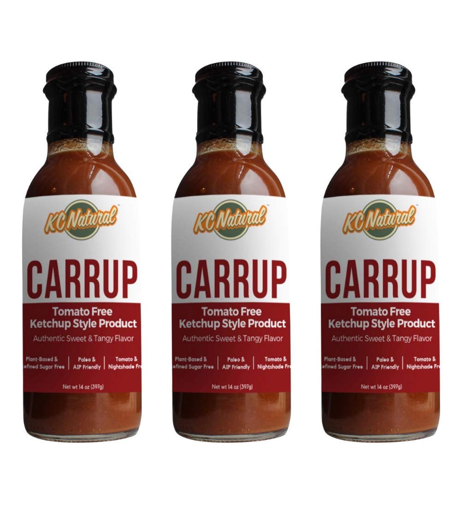 KC Natural Carrup No Tomato Ketchup - Paleo AIP Friendly - 14oz (Pack of 3) - Buy Online on SooperMarket.com