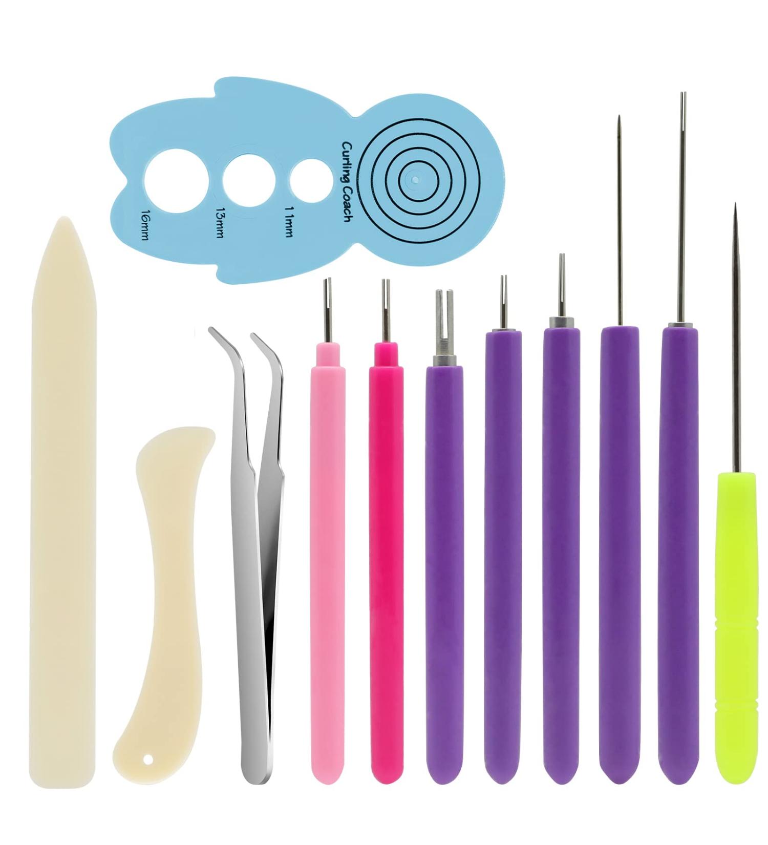 Paper Quilling Tools Set - 12 Pack Assorted Sizes for DIY Art Projects - Buy Online on SooperMarket.com