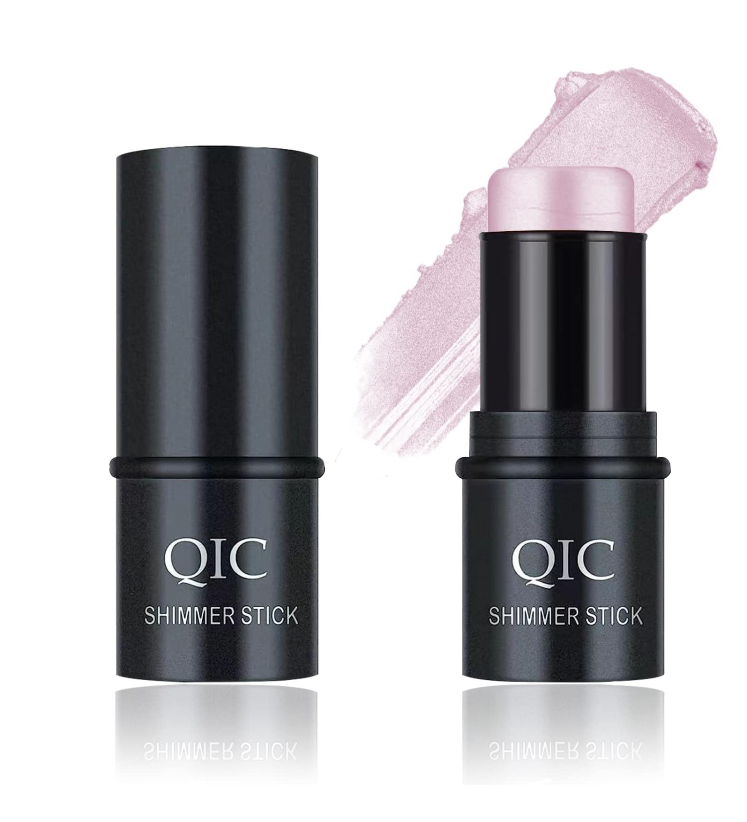 Go Ho Pink Highlighter Makeup Stick - Waterproof & Long-lasting 3D Wonder Stick for Daily Wear - Shimmer Pink - Buy Online on SooperMarket.com