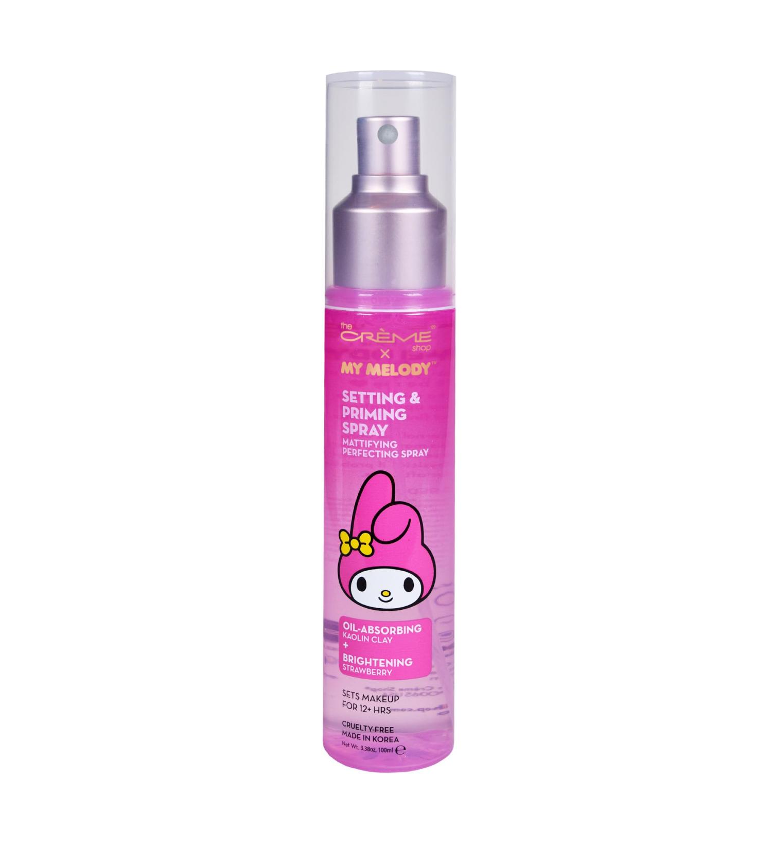 The Cr me Shop 12-Hour Setting & Priming Spray | Kaolin Clay & Strawberry Extracts | Long-Lasting Oil-Absorbing Makeup Mist for Glowing Skin - Buy Online on SooperMarket.com
