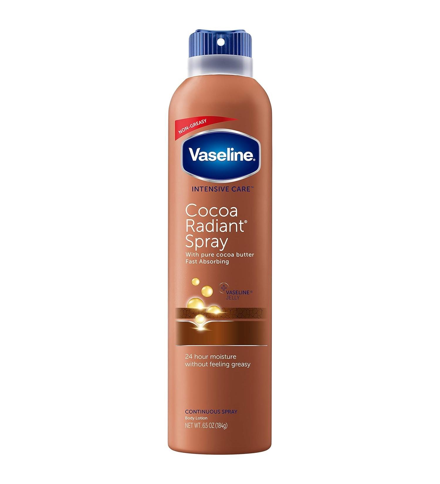 Vaseline Spray Lotion Cocoa Radiant 6.5 oz (Pack of 3) | Moisturizing Fast-Absorbing International Shipping - Buy Online on SooperMarket.com
