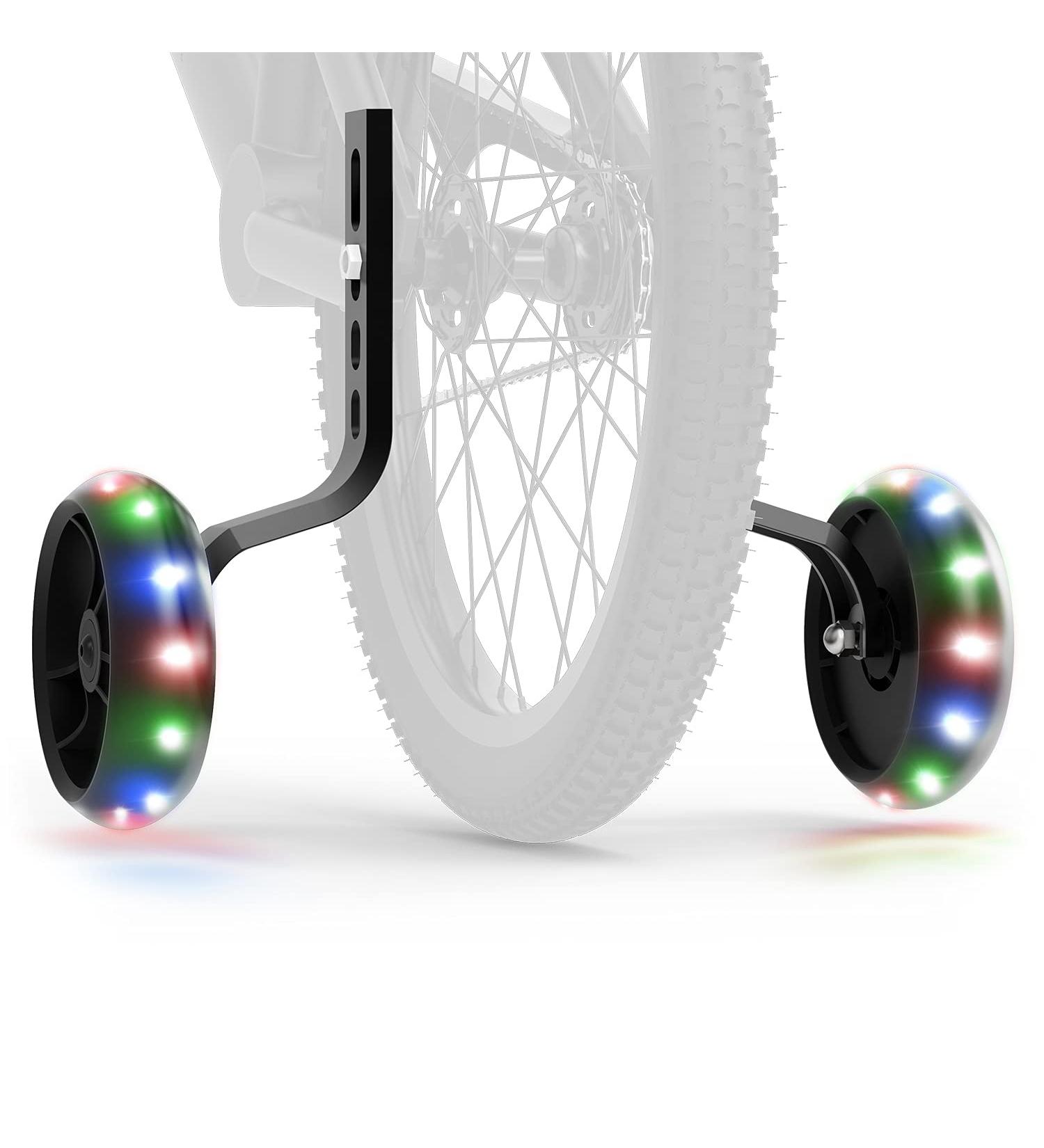 Jetson Electric Bike Spark Light-Up Training Wheels | Motion Activated 4 Inch Wheels for 12-20-inch Bikes | Durable Steel Brackets | Ages 3 - Buy Online on SooperMarket.com