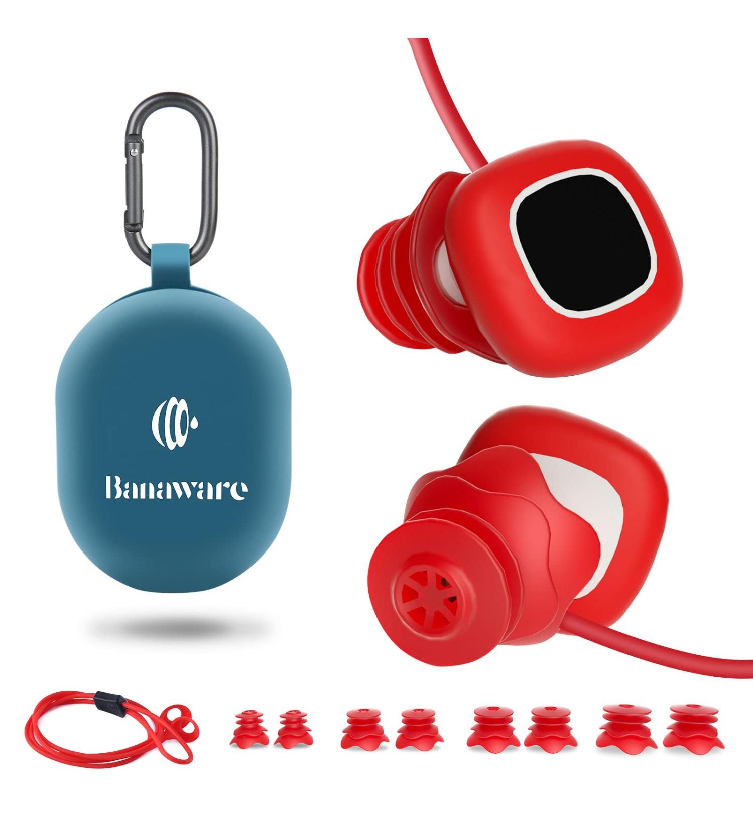 Swim Ear Plugs - Waterproof Silicone for Adults & Kids - 4 Sizes for Small Ear Canals - Buy Online on SooperMarket.com