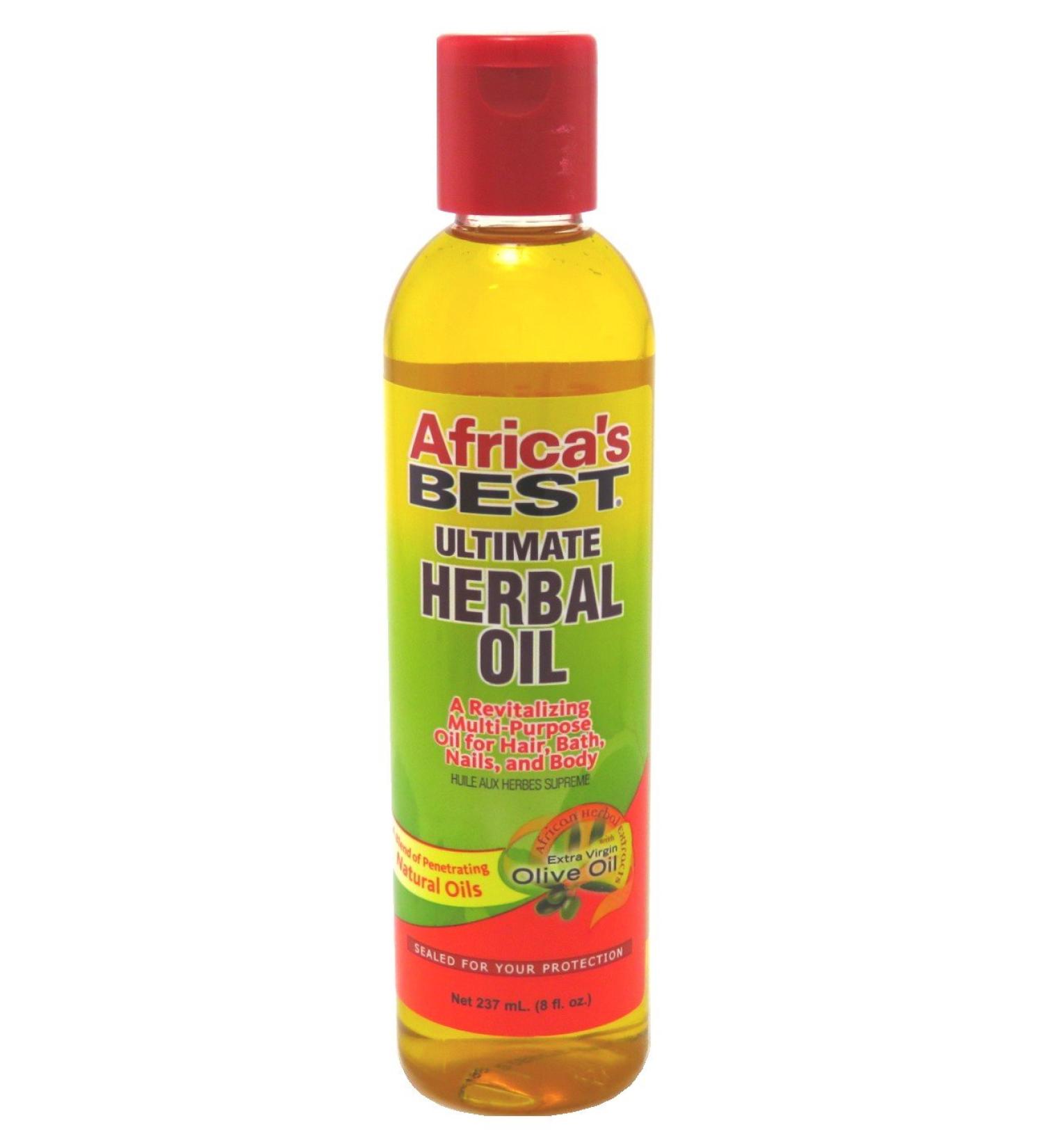 Africa's Best Ultimate Herbal Oil 8oz (235ml) - 3 Pack | Promotes Hair Growth & Scalp Health - Buy Online on SooperMarket.com