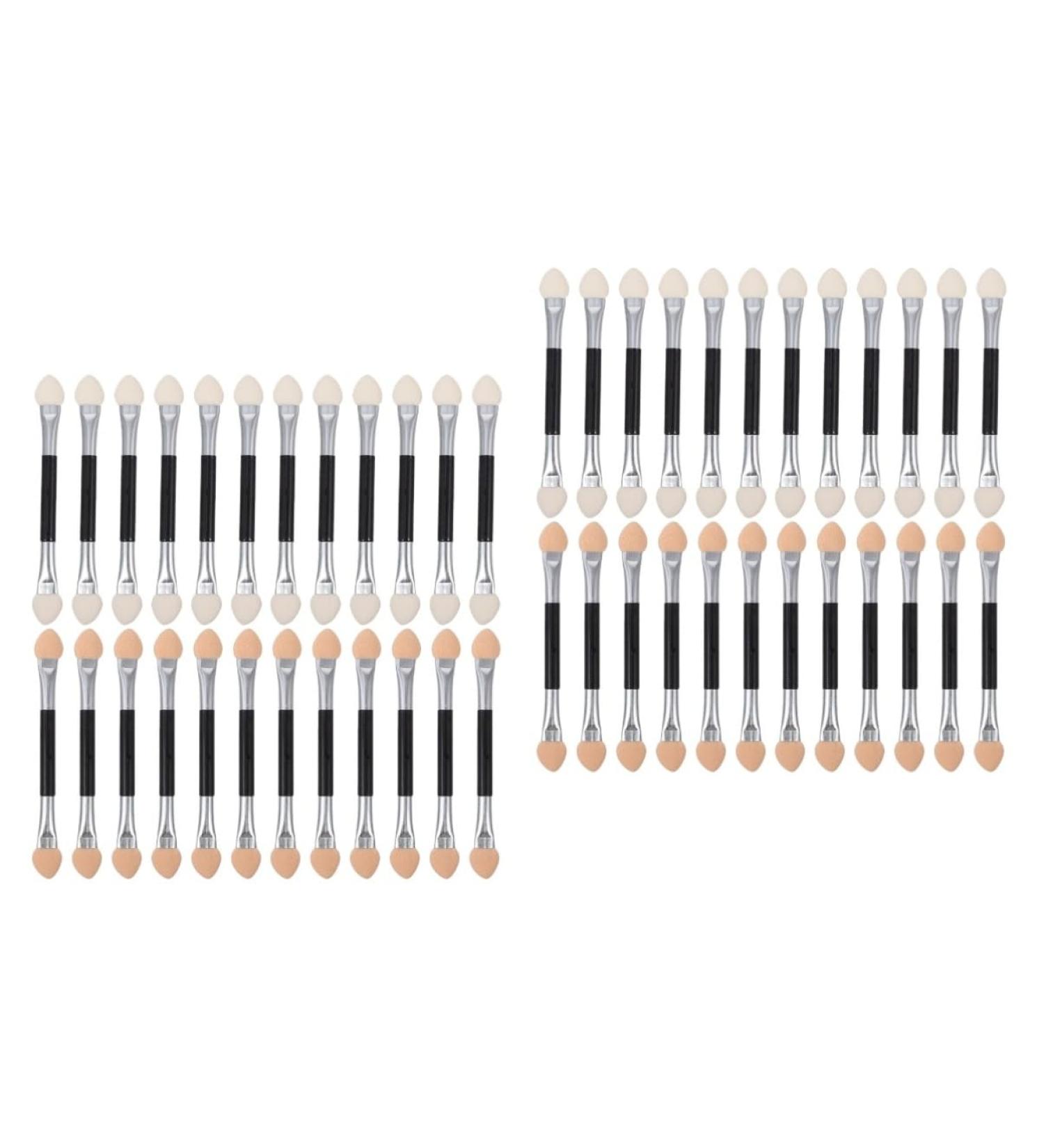 Baluue 48 Pcs Latex Eye Shadow Stick Girl Makeup Brush Halloween Makeup Eyelid Applicator Eyeshadow Plastic - Buy Online on SooperMarket.com
