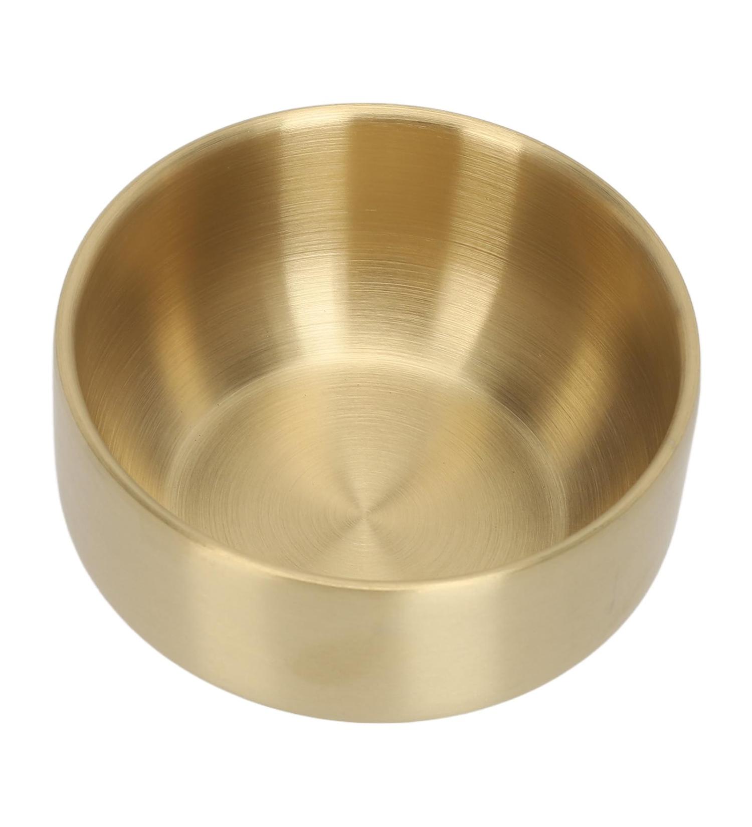 Jauarta Men's Beard Soap Dish - Ti-Plated Foaming Cream Bowl for Home & Salon | Premium Facial Cleaning Tool - Buy Online on SooperMarket.com