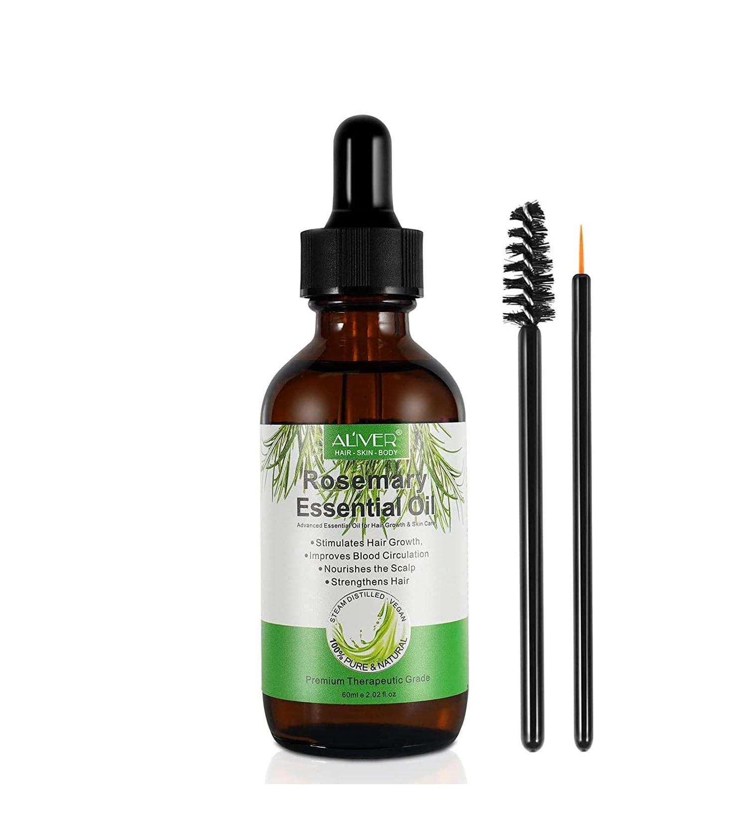 Advanced Rosemary Oil for Hair & Skin Care - 100% Pure, Nourishes Scalp, Stimulates Growth, Improves Blood Circulation - Buy Online on SooperMarket.com