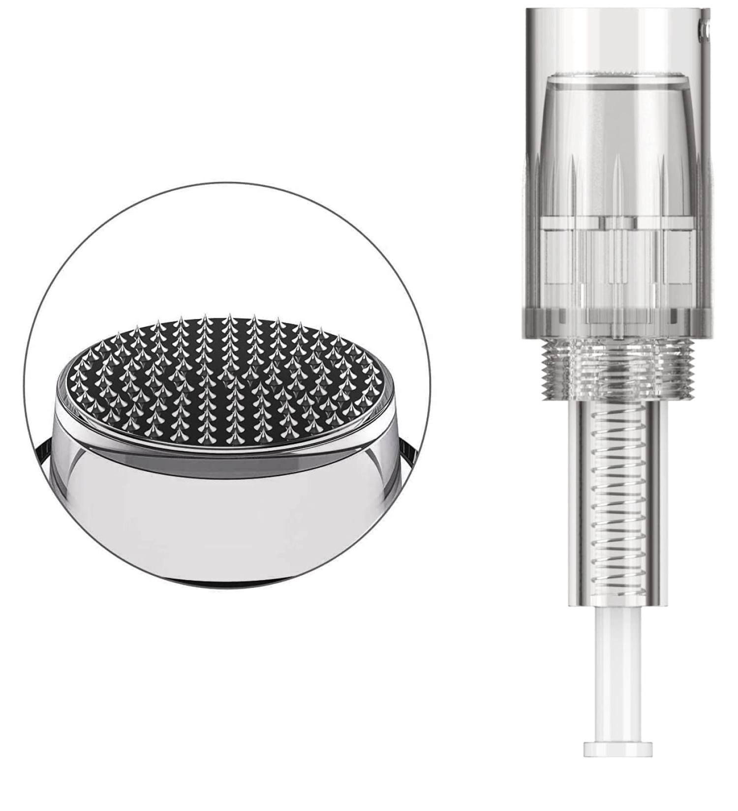 Round Nano Pin Replacement Cartridges for Pelcas Derma Pen - 10 Micro Nano Needle Spare Parts for Microneedling - Buy Online on SooperMarket.com