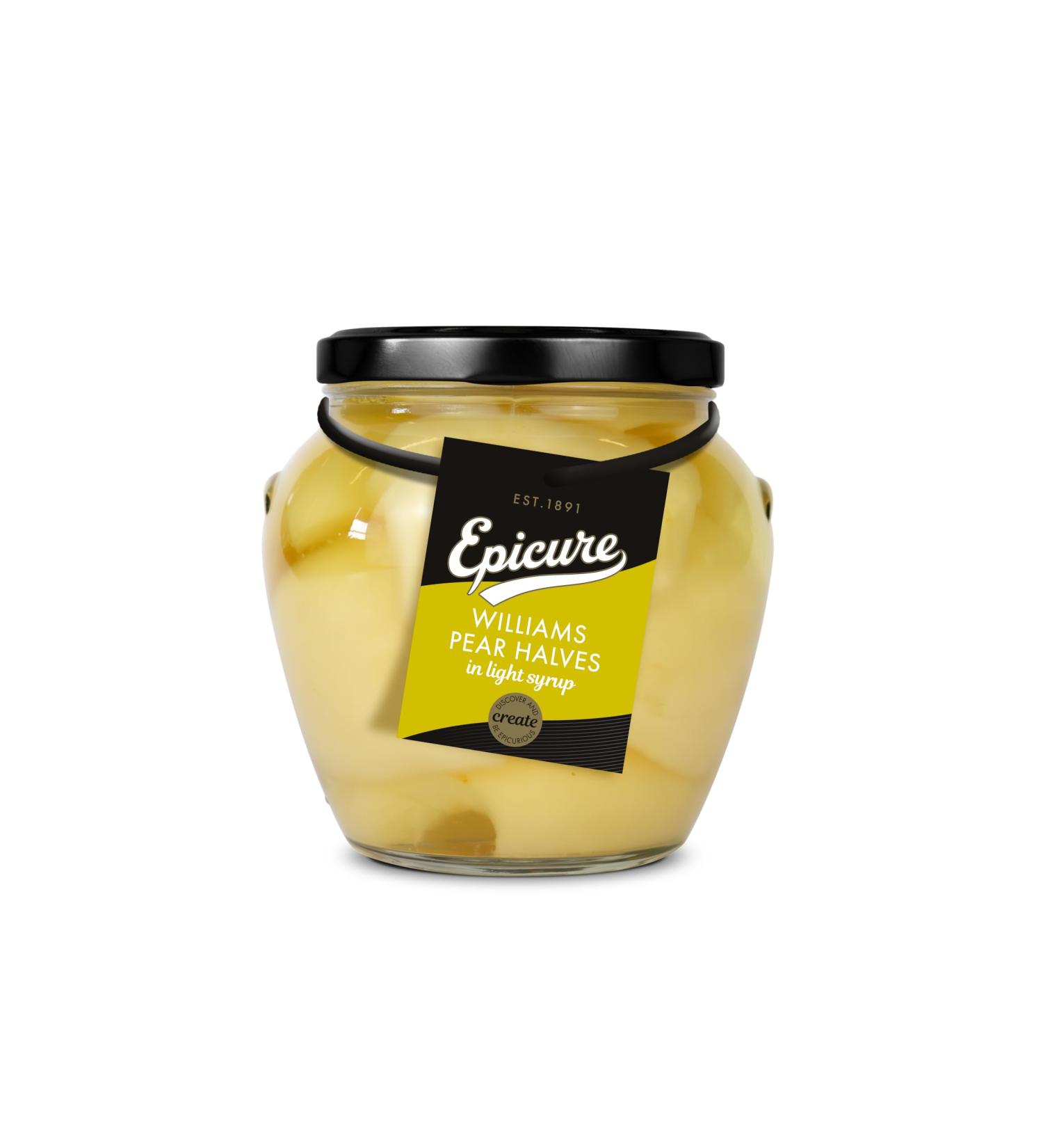 Epicure Pear Halves in Syrup Jar 540g - Premium Quality, Sweet and Juicy - 1 Pack - Buy Online on SooperMarket.com