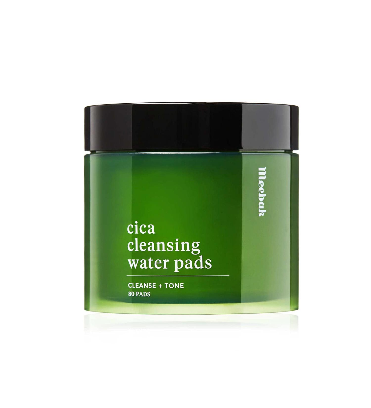 Meebak Sensitive Skin Cica Makeup Remover Pads - Korean Facial Wipes for Eye, Face, Pores, Exfoliating - Buy Online on SooperMarket.com