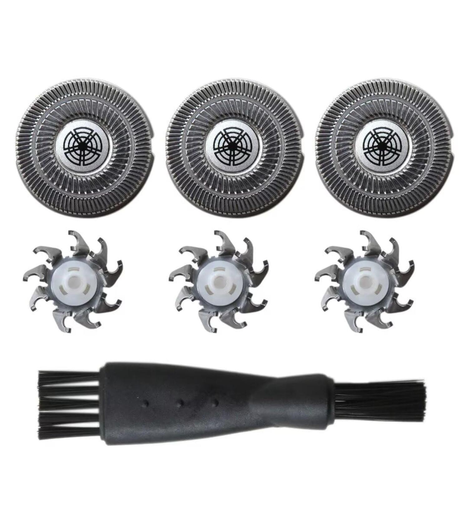 Men's Electric Shaver Replacement Head Blades for SweetLF SWS7105 - Compatible & Includes Cleaning Brush - Buy Online on SooperMarket.com
