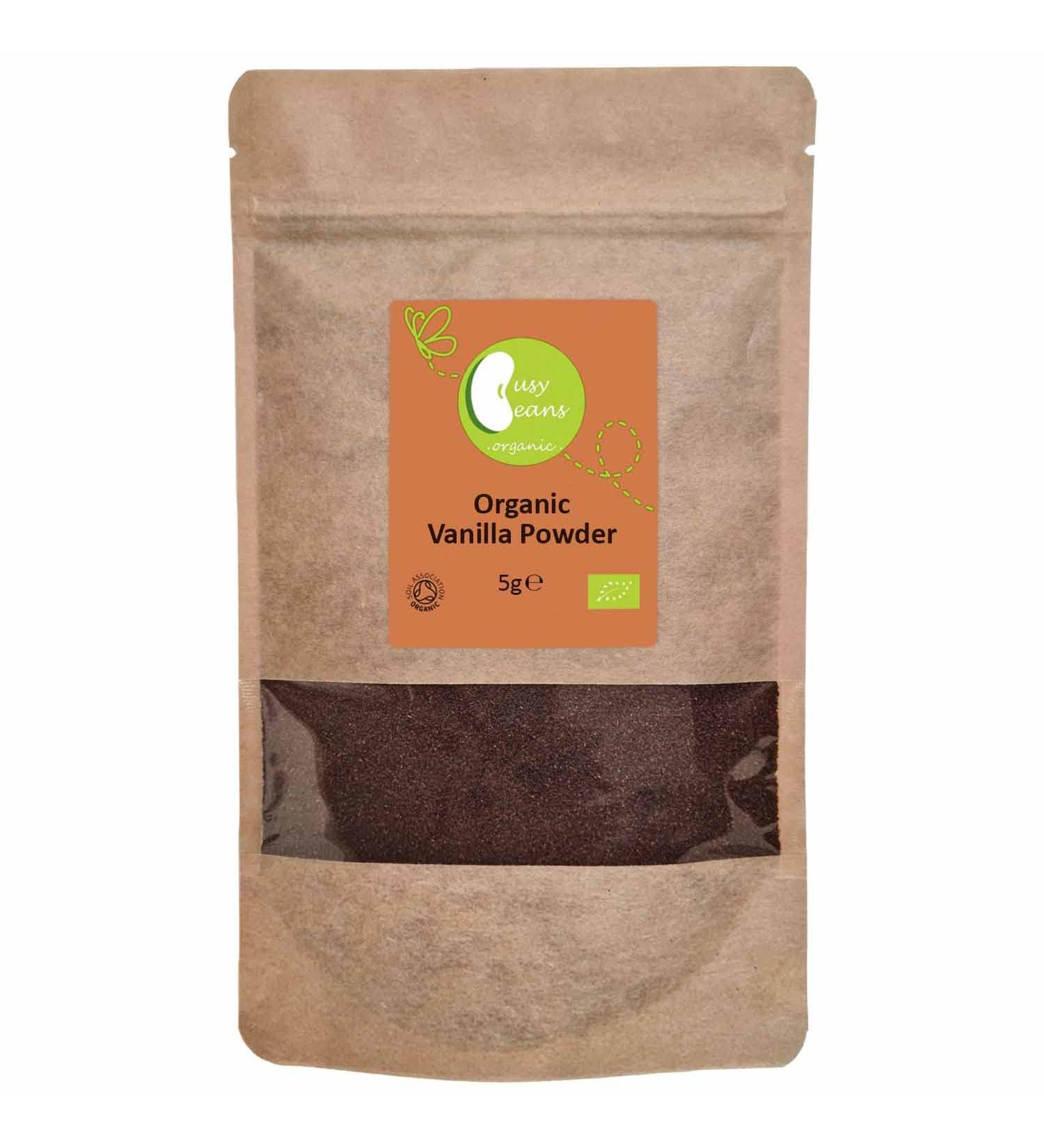 Certified Organic Vanilla Powder (5g) by Busy Beans Organic - Buy Online on SooperMarket.com
