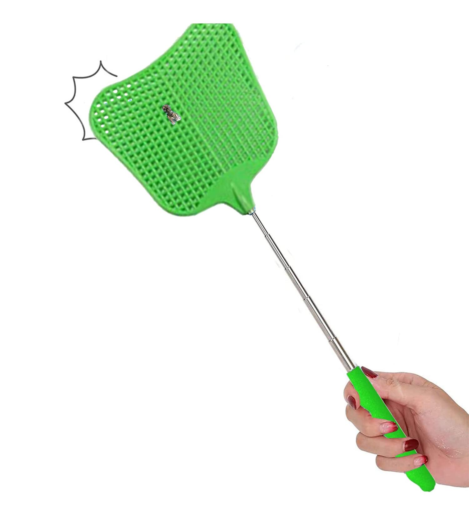 Jieyuchu Flying Claps - Extendable Stainless Steel Fly Swatter for Effective Pest Control | Green Insect Repellent - Buy Online on SooperMarket.com