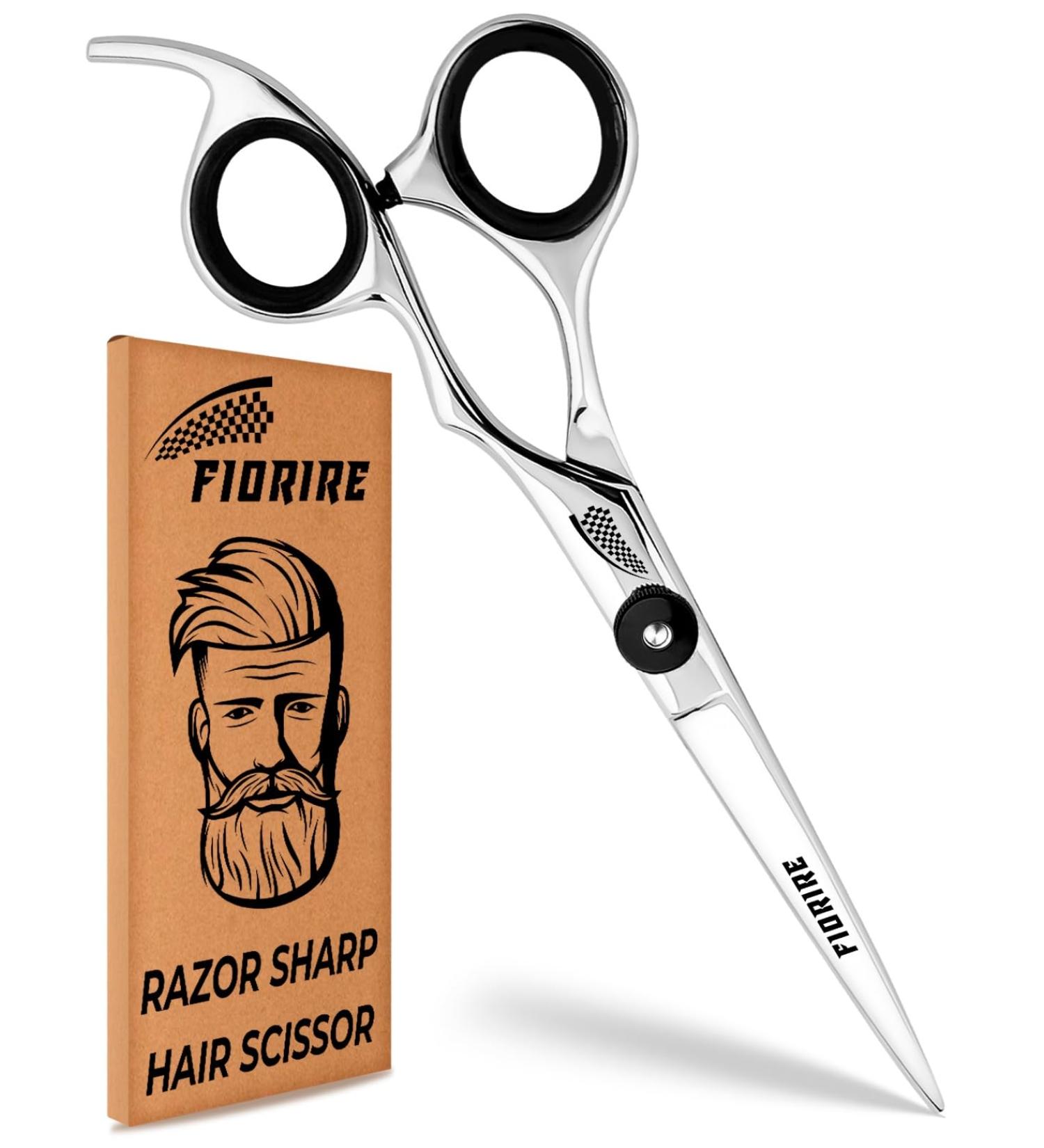 Fiorire Stainless Steel Barber Scissor - Professional Hair Cutting Tool for Men and Women - Buy Online on SooperMarket.com