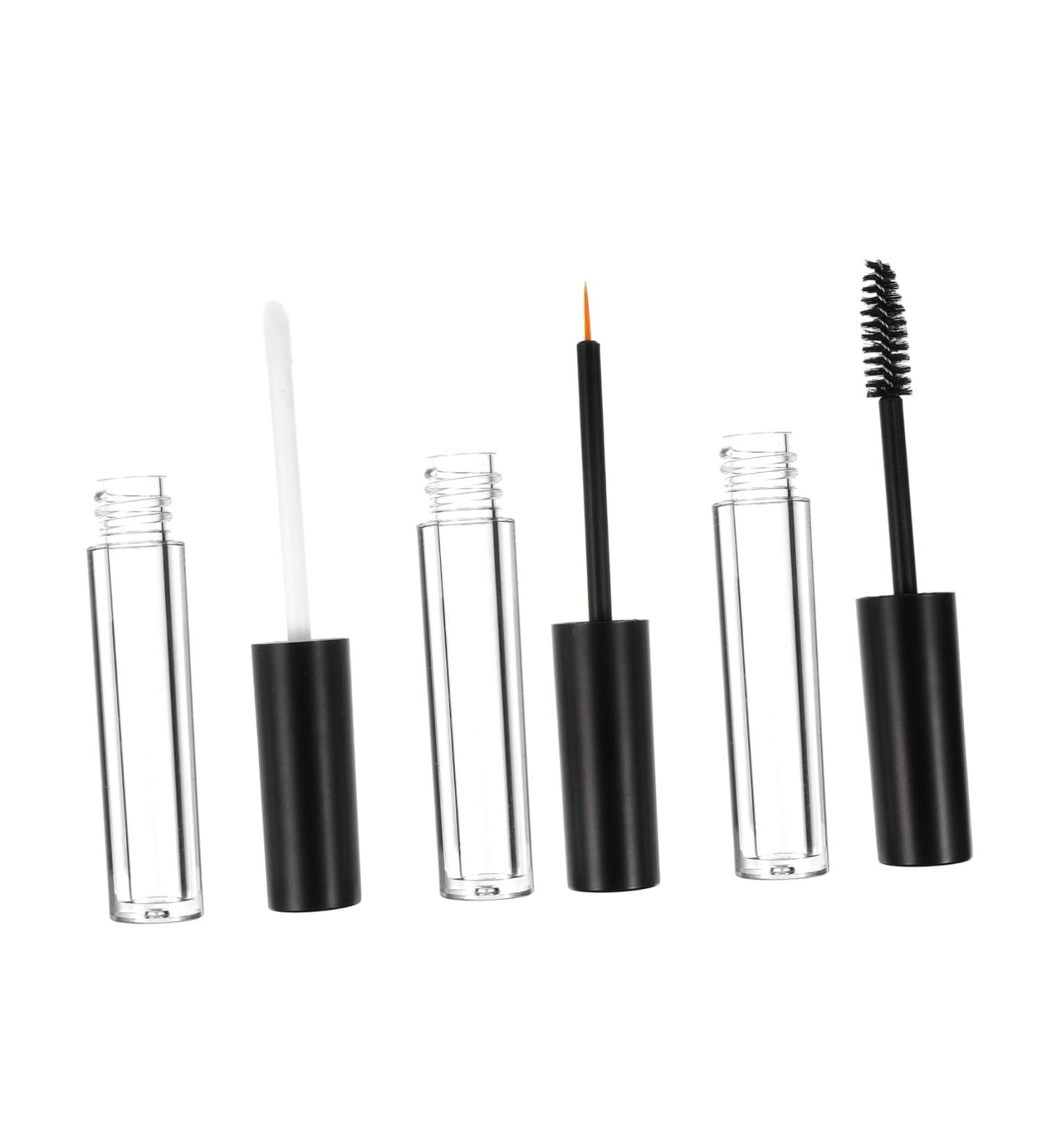 BELLIFFY 6pcs Eyeliner Eyelash Bottle Makeup Containers Clear Mascara for Eyelashes Lash Mascara Plastic - Buy Online on SooperMarket.com