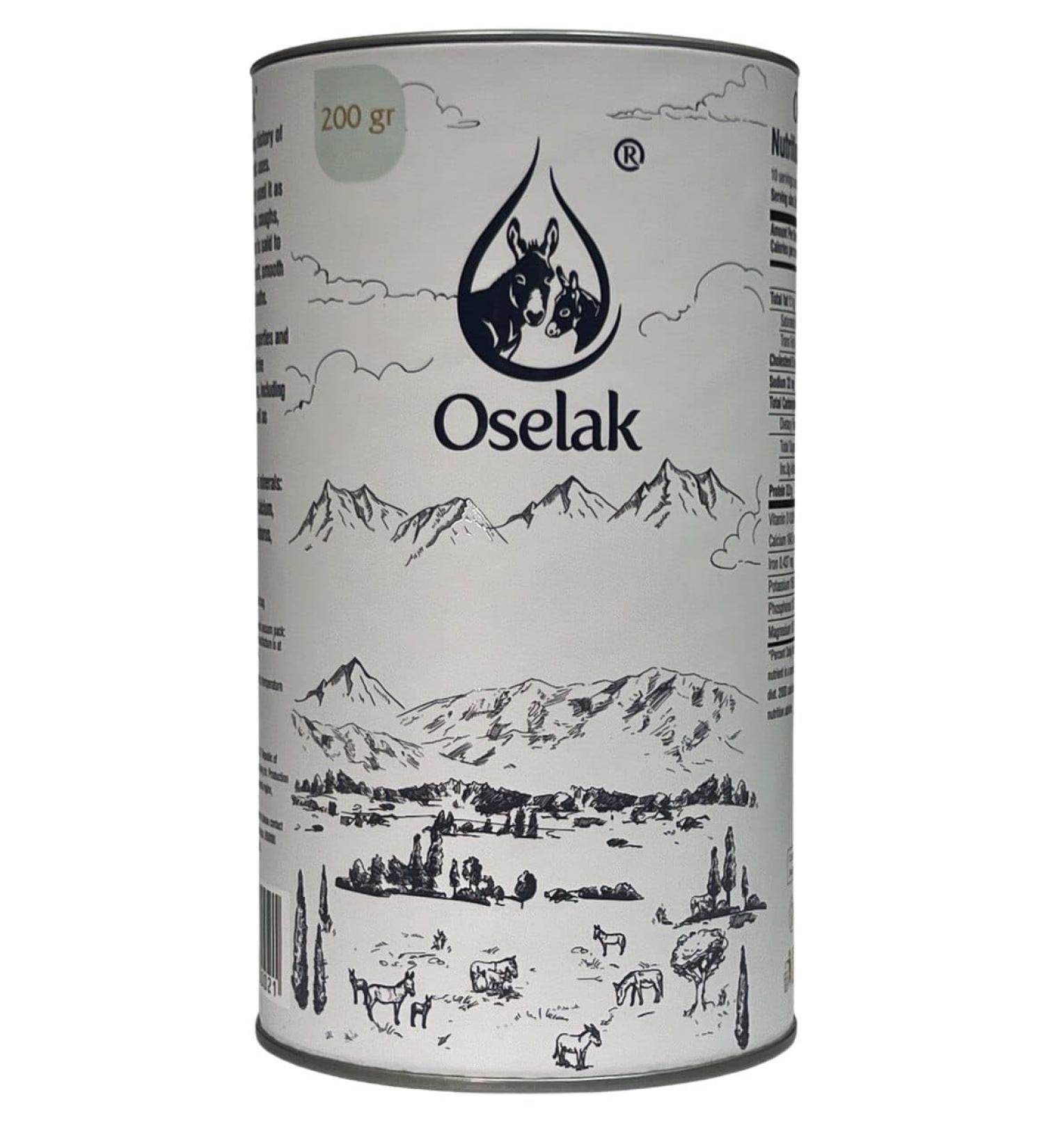 Oselak Donkey Milk Powder 200g Pure and 100% Natural High in Calcium Iron and Vitamin D Similar to Human Breast Milk Rich in Whey Protein Vitamins and Minerals Nothing Added Nothing Removed - Buy Online on SooperMarket.com