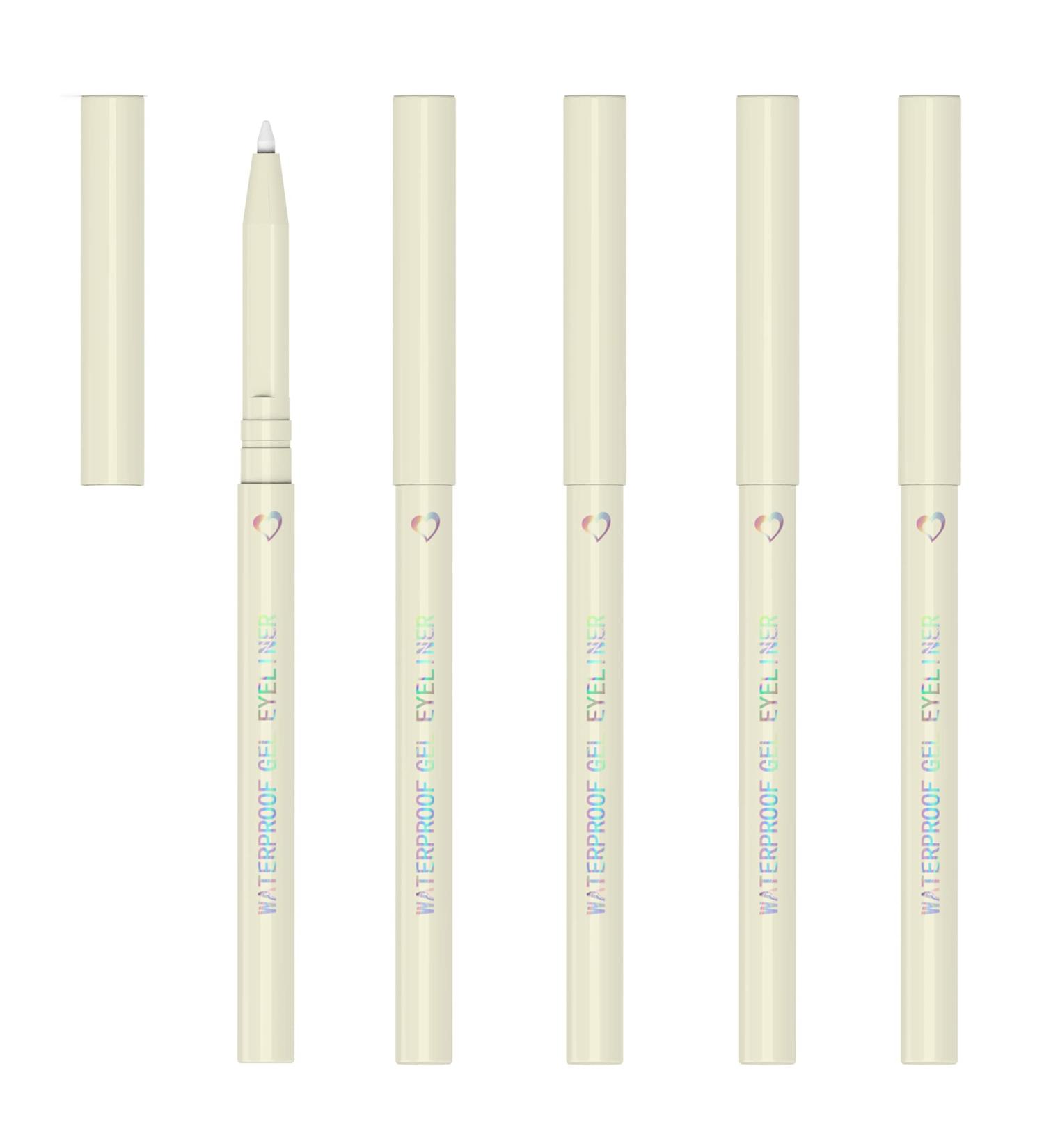 KAIQIKAIXI 5-in-1 Makeup Set: White Eyeliner, Eyebrow & Lip Pen, Eye Shadow Pencil, Eyelid Pad - Beauty Tool Kit - Buy Online on SooperMarket.com