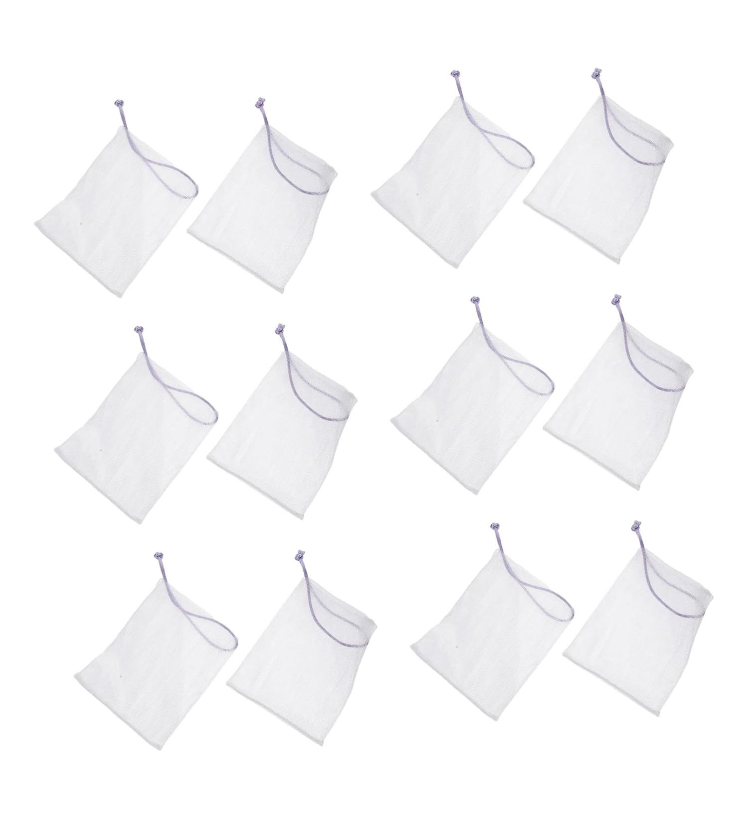 MUSISALY 80 Pcs Soap Bag Soap Net Foaming Net Face Scrubber Facial Cleaning Soap Bag Sulphur Soap Nylon - Buy Online on SooperMarket.com