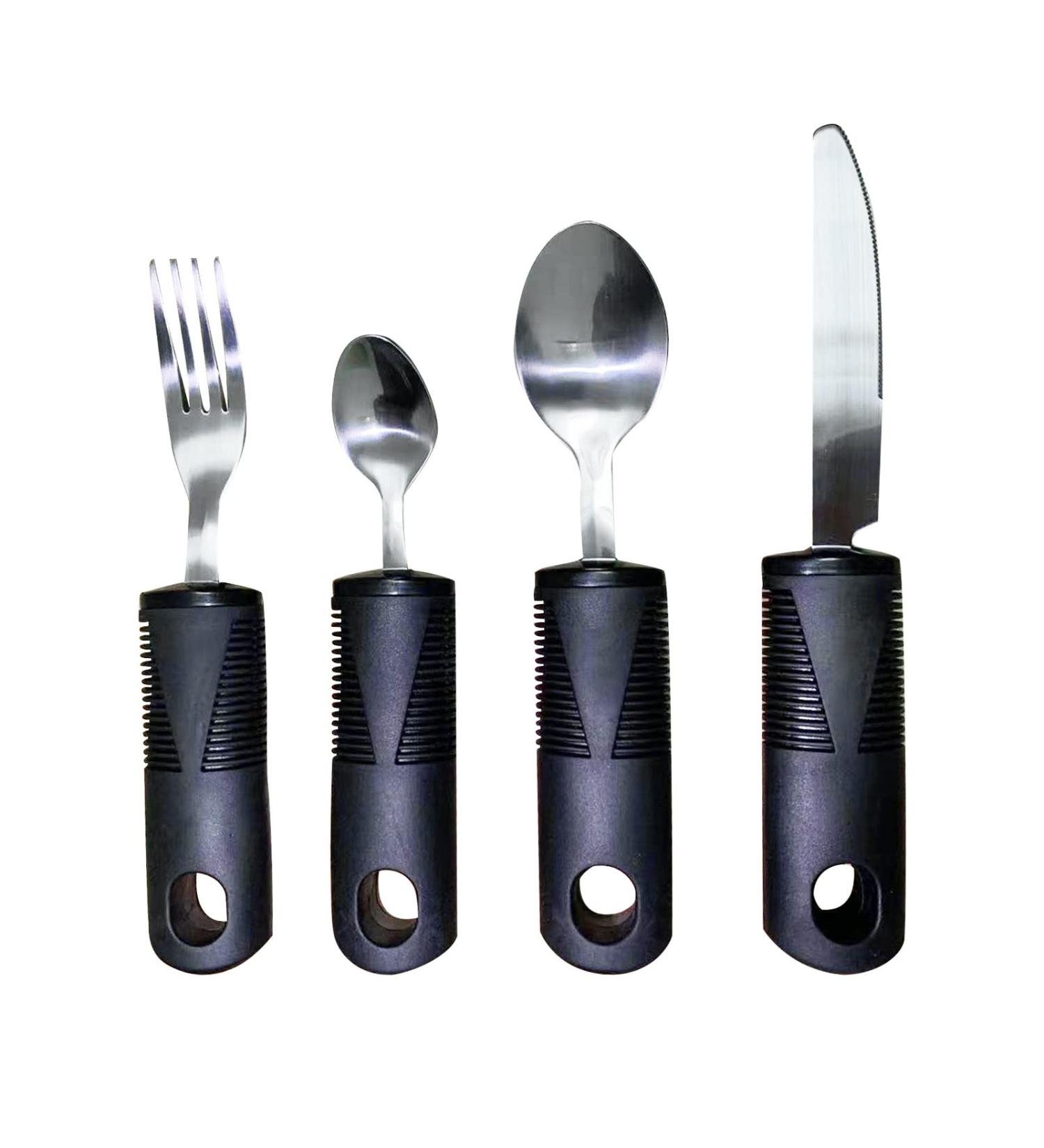 Adapted Cutlery for Parkinson's Arthritis & Disabilities - Ergonomic Solutions for Shaky Hands - Buy Online on SooperMarket.com