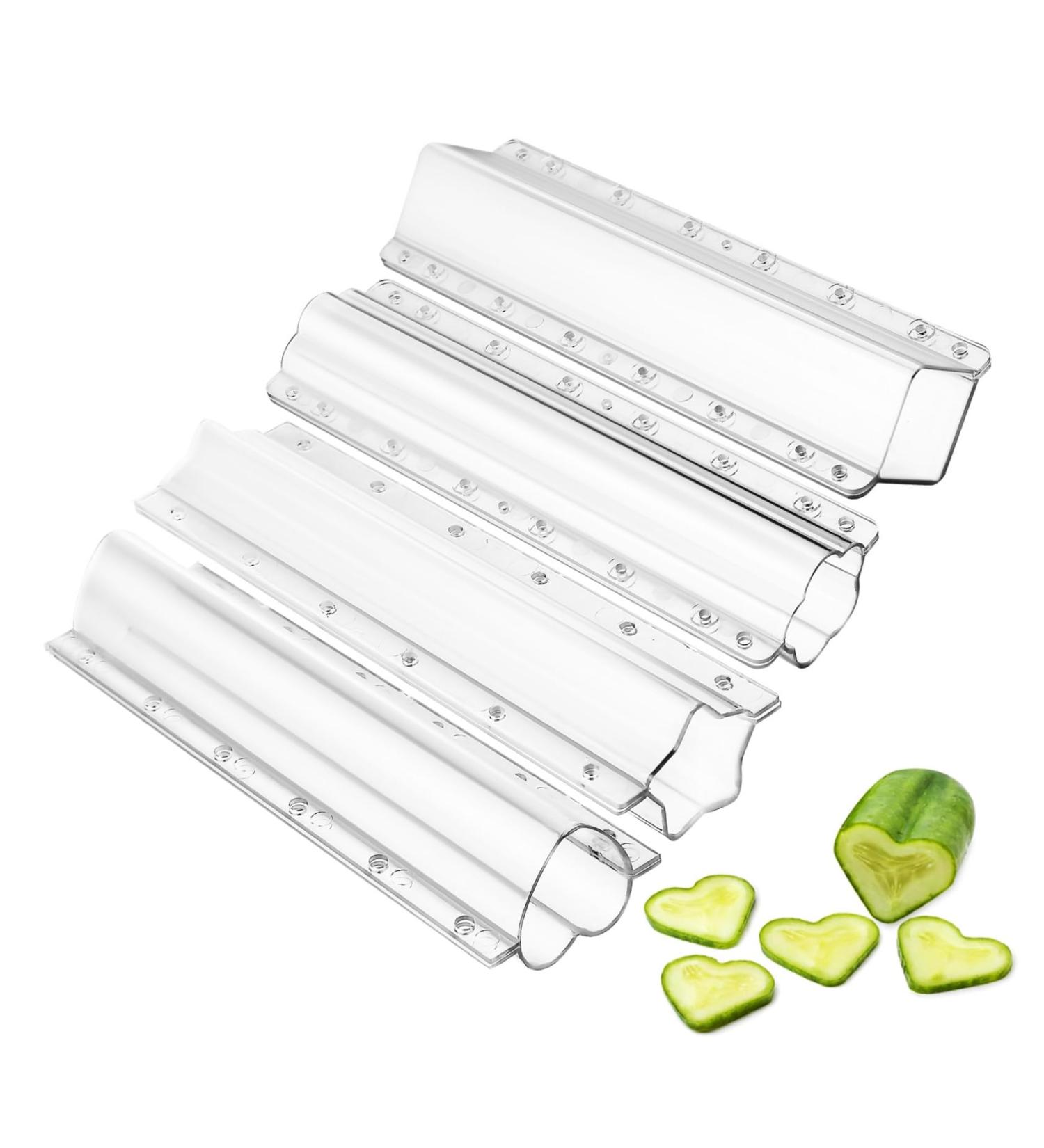 GANAZONO Cucumber Molds 4 Pcs Cucumber Fruit Shape Mold Fruit Shaping Mold Vegetable Mold Combination Modeling Accessories - Buy Online on SooperMarket.com