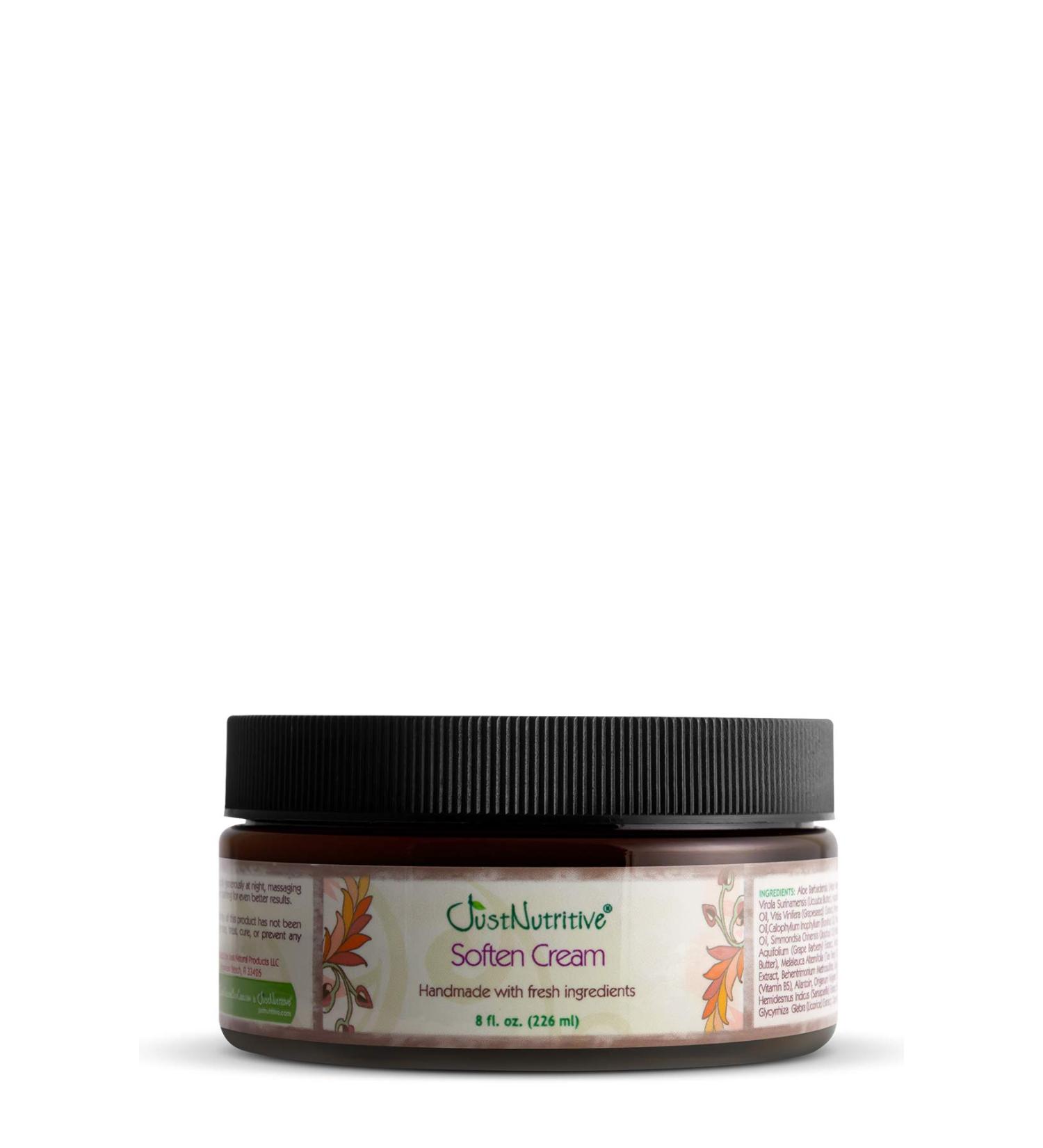 Just Nutritive Psoriasis Soften Cream | Nature s Wonders Sea Buckthorn Licorice Pumpkin Seed Foraha Oregano and Aloe Vera Help Soften and Calm itching