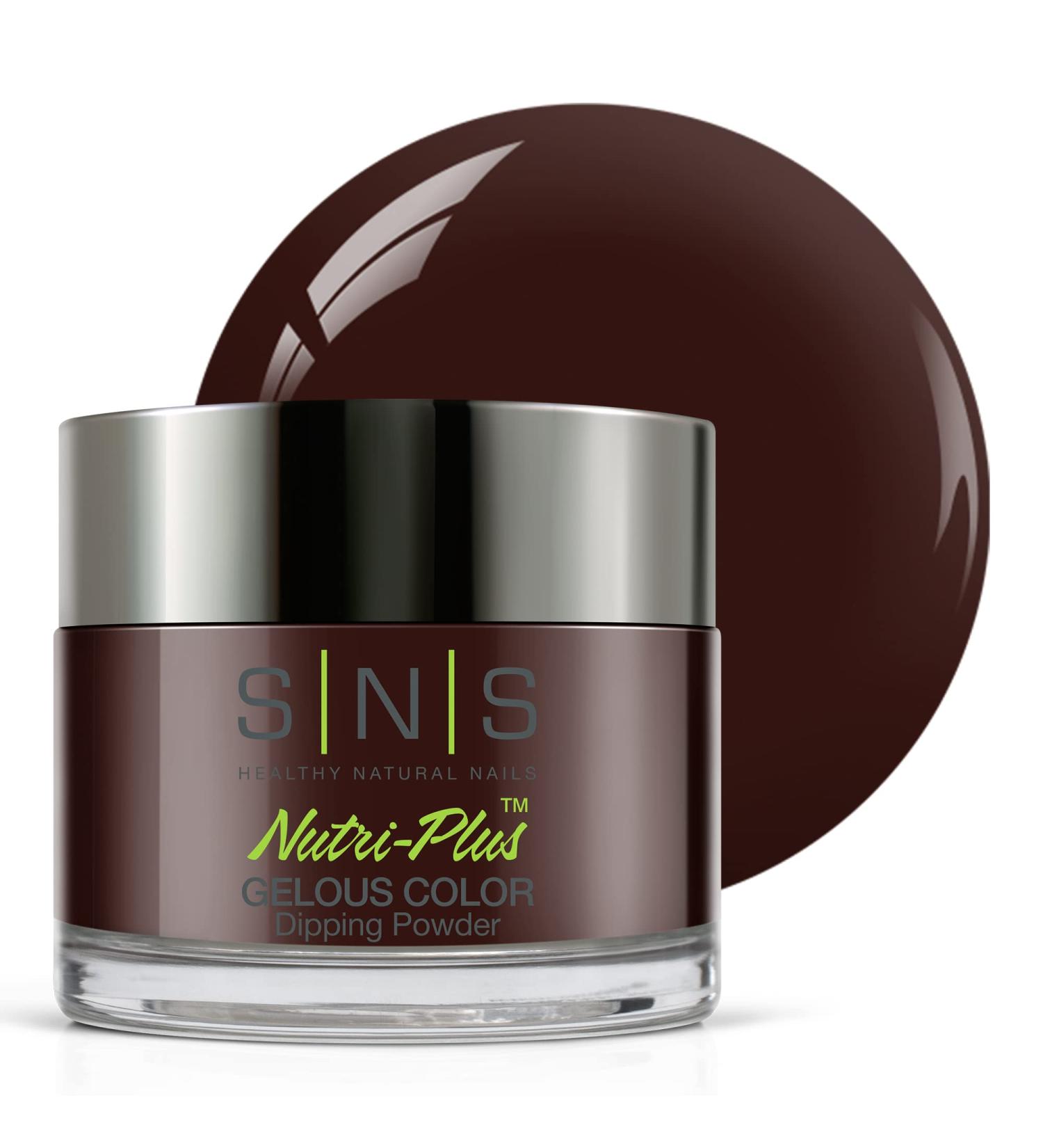 SNS Nail Dip Powder - Gelous Color Dipping Powder - Driven (Wine Cream Finish) - Long-Lasting Low-Odor No UV Lamp - 1 oz AC29 - Buy Online on SooperMarket.com