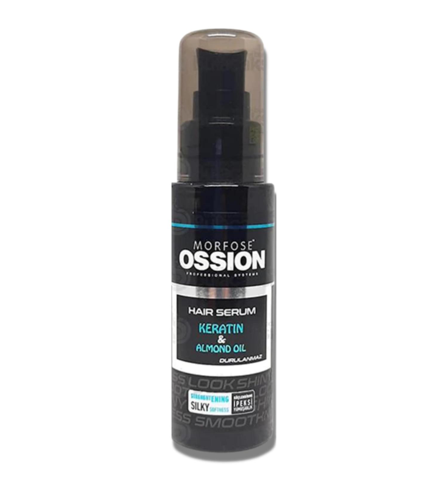 Morfose Hair Serum 75ml | Keratin & Almond Oil for Shine Nourishment & Frizz Control | Heat Protection - Buy Internationally - Buy Online on SooperMarket.com