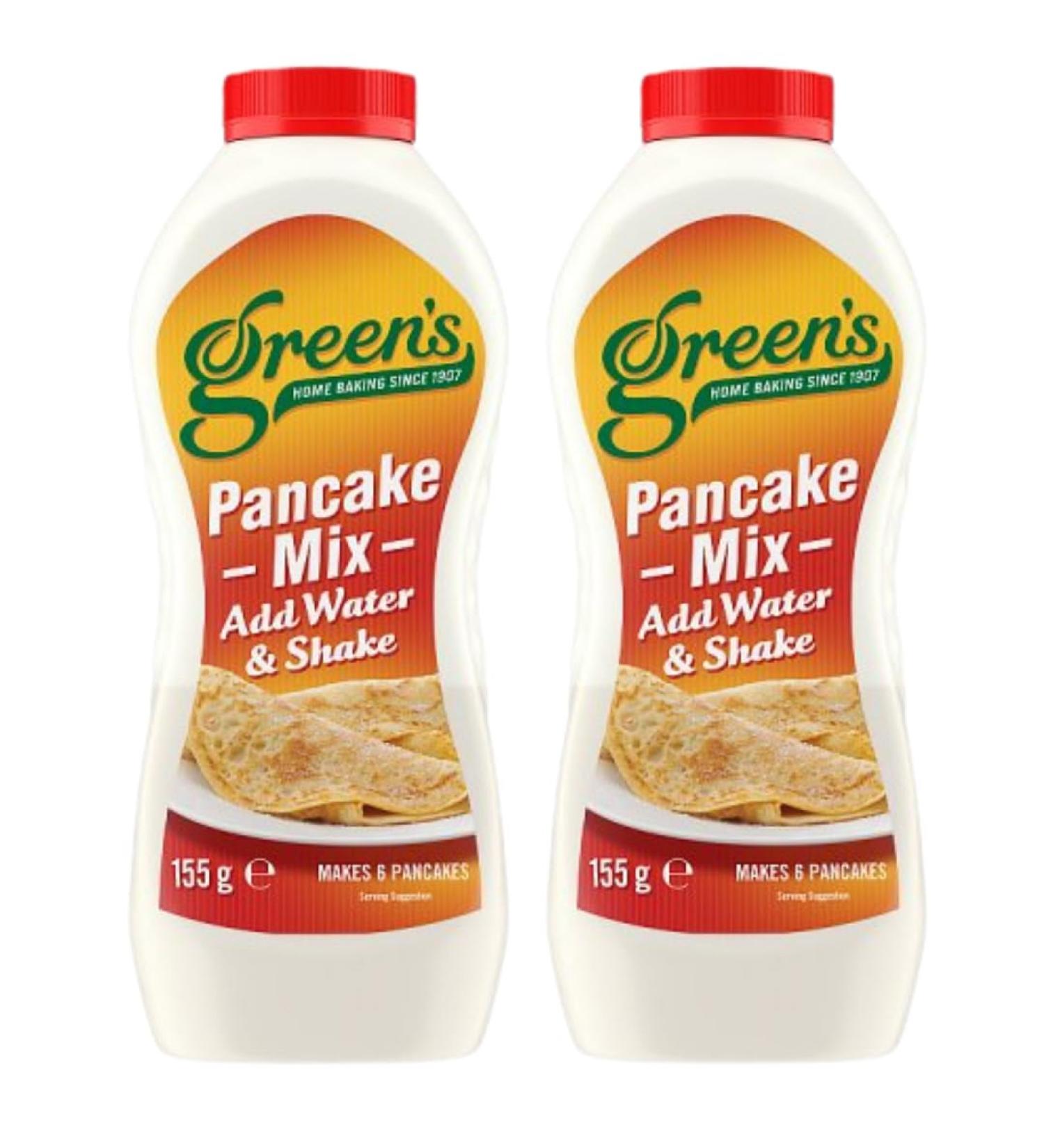 Pancake Mix Bundle With Greens Pancake Shaker 155g (2 Pack)